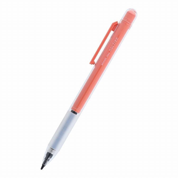 SUN STAR Automatic mechanical pencil ,nocfree 0.5mm Coral Red Japan import