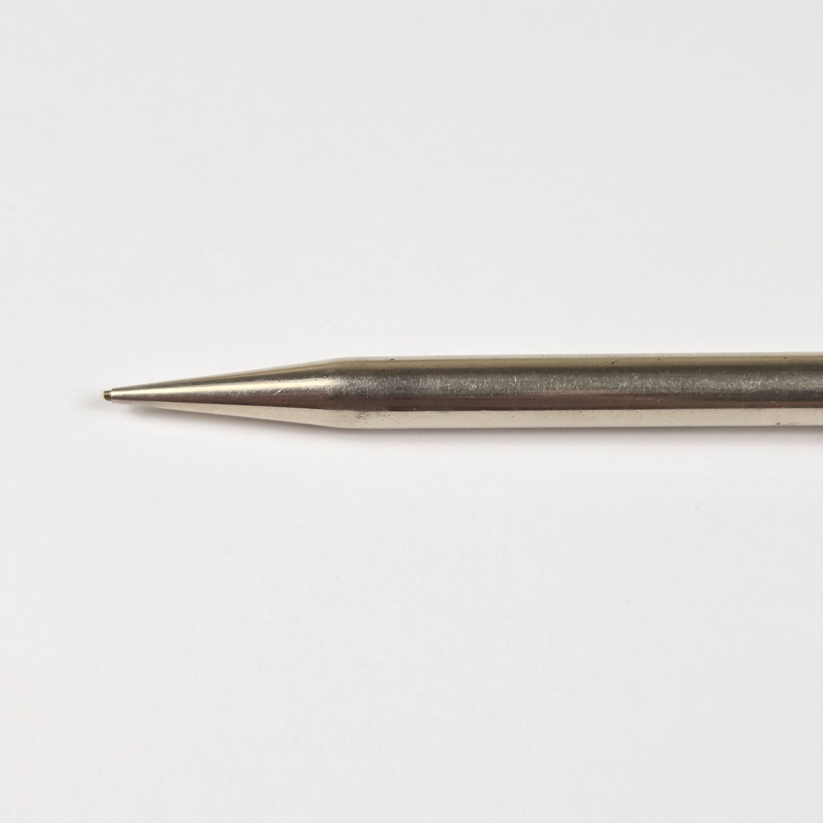 Modern Mechanical Twist Pencil Antique 1920s Silver Tone Paisley Top Working