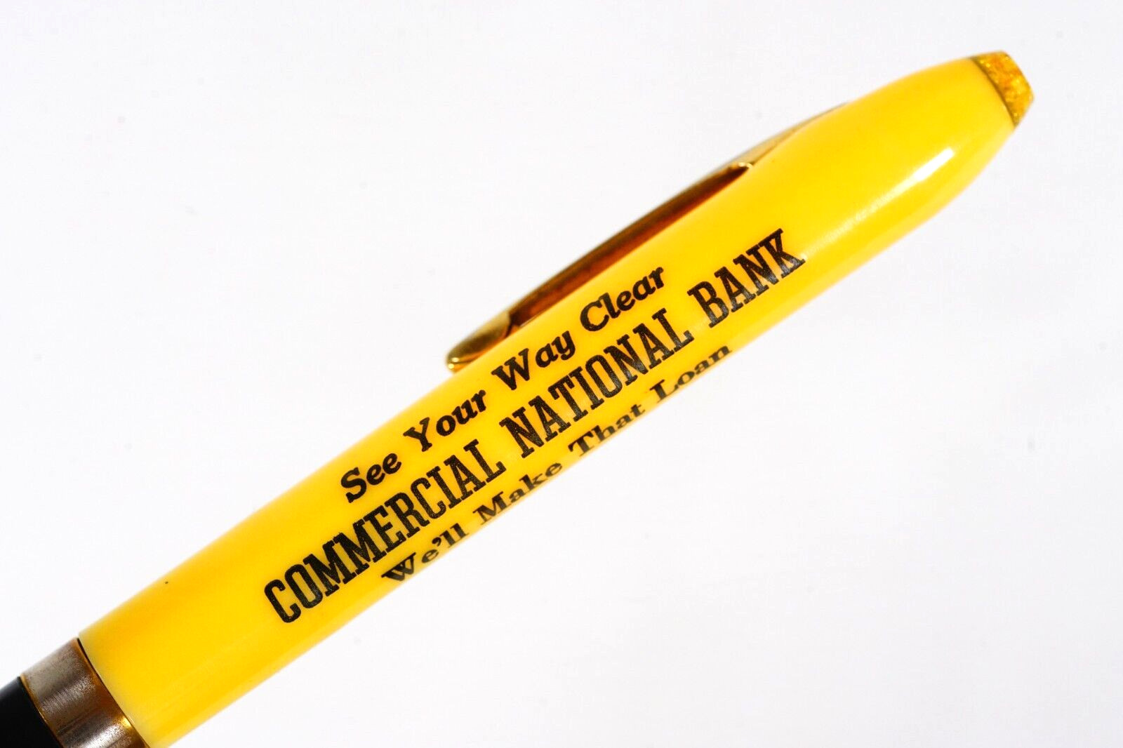 Mid-Century Sample Advertising Mechanical Pencil Commercial National Bank