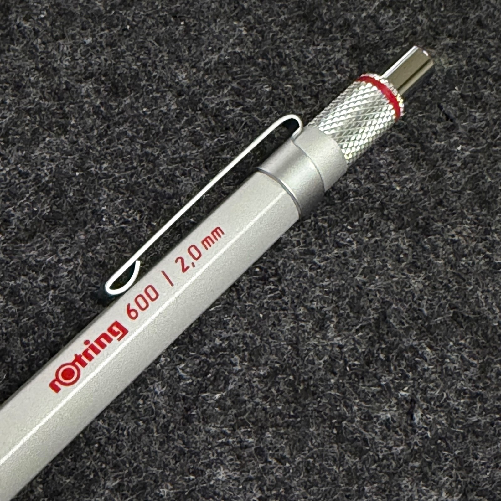 rOtring 600 2.0mm Silver 1911-703 Discontinued Lead Holder New