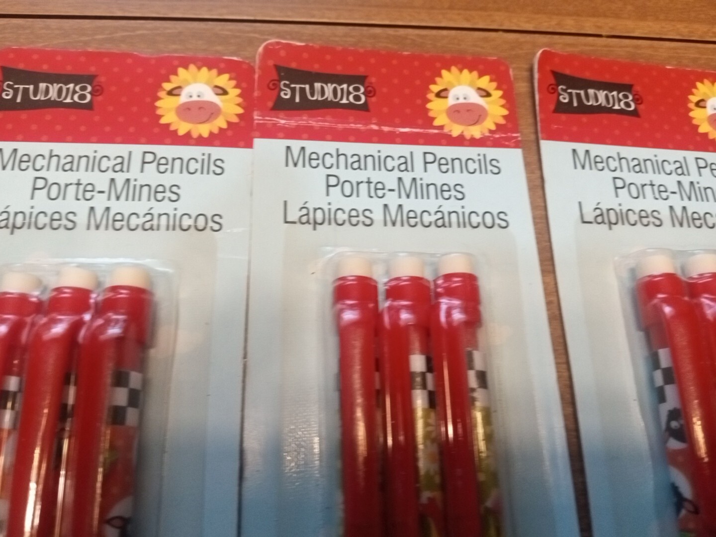 Vintage Mechanical Pencil And Ballpoint Pens Lot Of 5 Unused Packs Perfect Rare