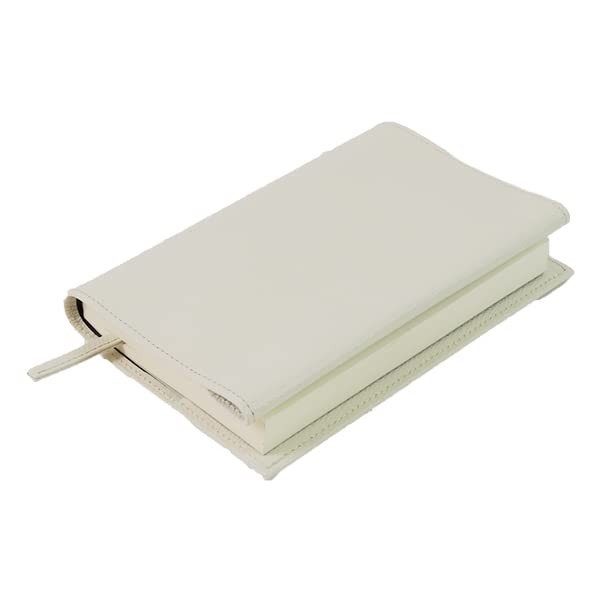 Itoya Color Chart: Genuine Leather Book Cover 81 Shell White Standard