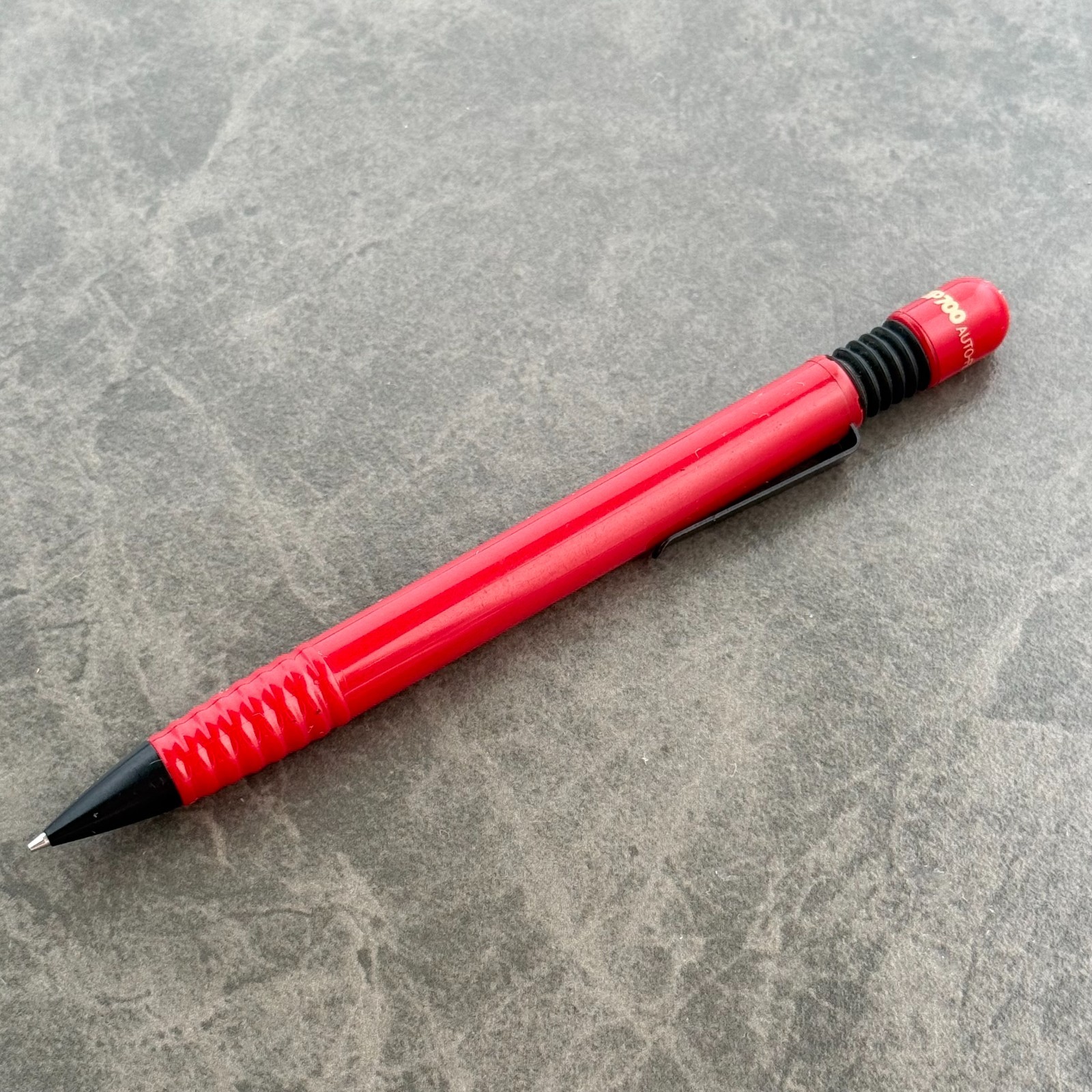 Niji Grip 700 Auto Feed Mechanical Pencil Vintage Japan Red – 0.5mm Lead