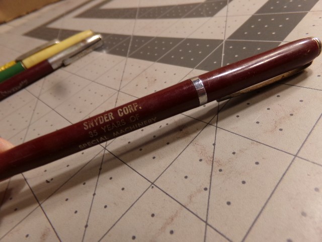 4 Vintage Ritepoint Advertising Mechanical Pencils. Moose Lodge, Hick’s Oil, ++