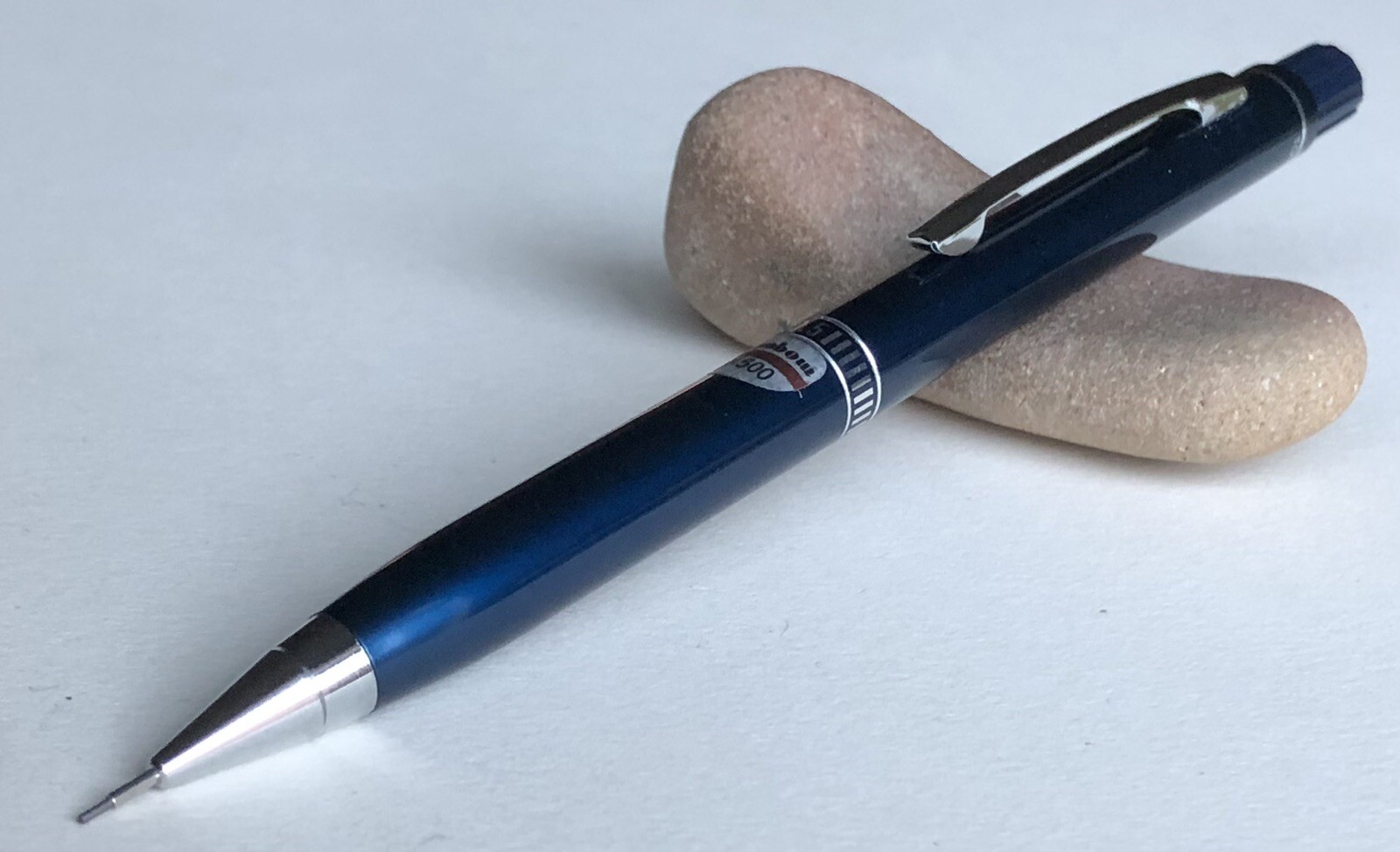 Vintage TOMBOW 500 M22 Mechanical Pencil .5mm Lead Sticker NOS Dark Blue Japan