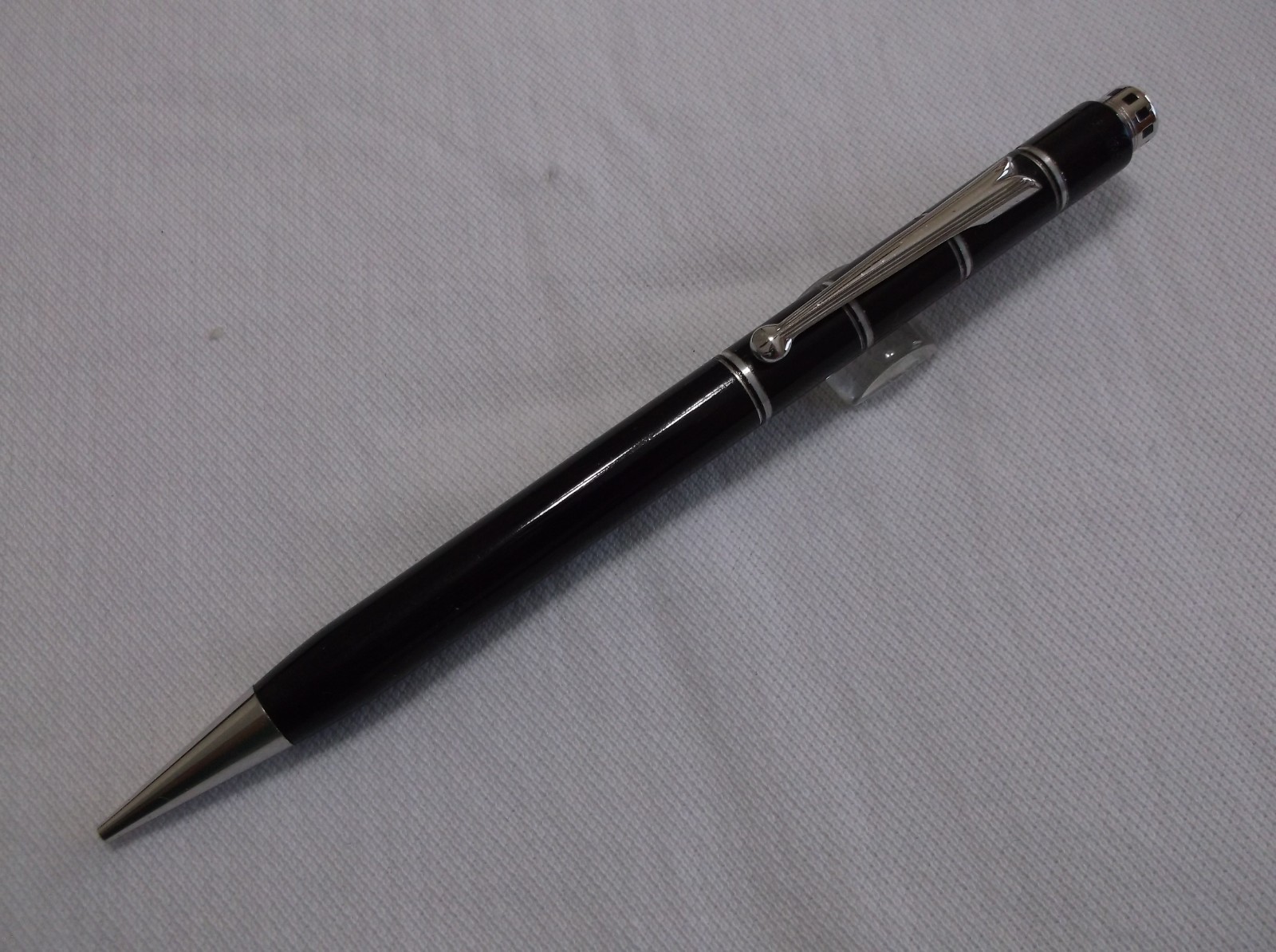 VINTAGE WAHL EVERSHARP CORONET BLACK ALUMILITE MECHANCIAL PENCIL / 1.18 mm LEAD
