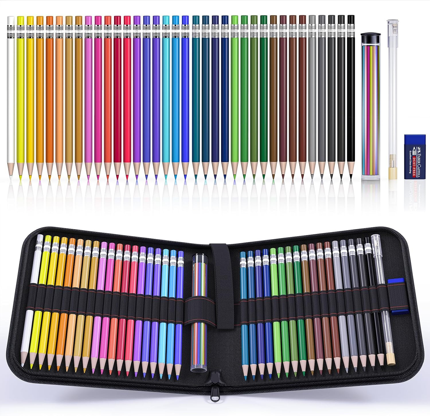 Four Candies Mechanical Colored Pencils, Erasable Mechanical Pencils with Sharpe