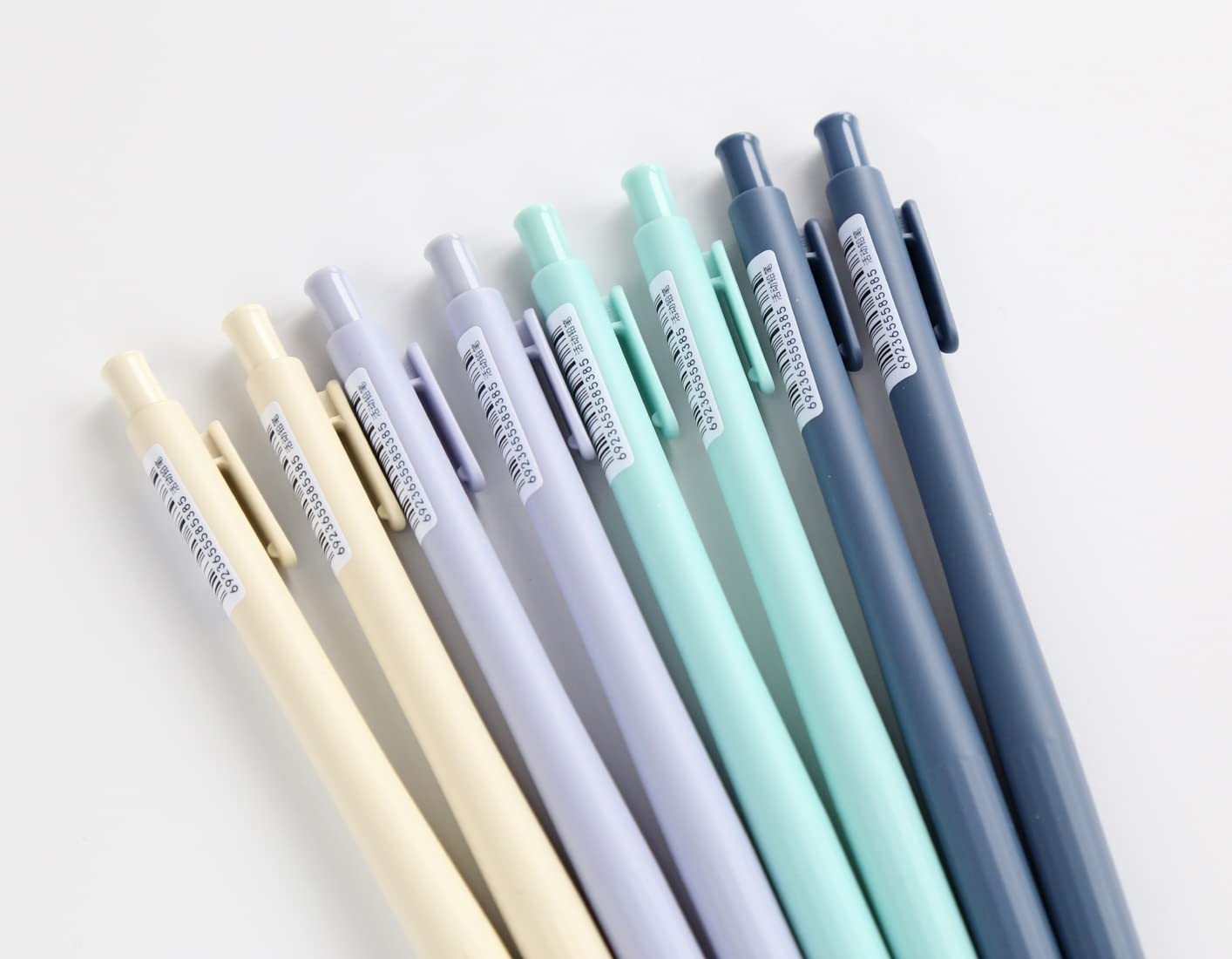 8 PCS 0.7mm Solid Color Mechanical Pencil Set for Writing Drawing School