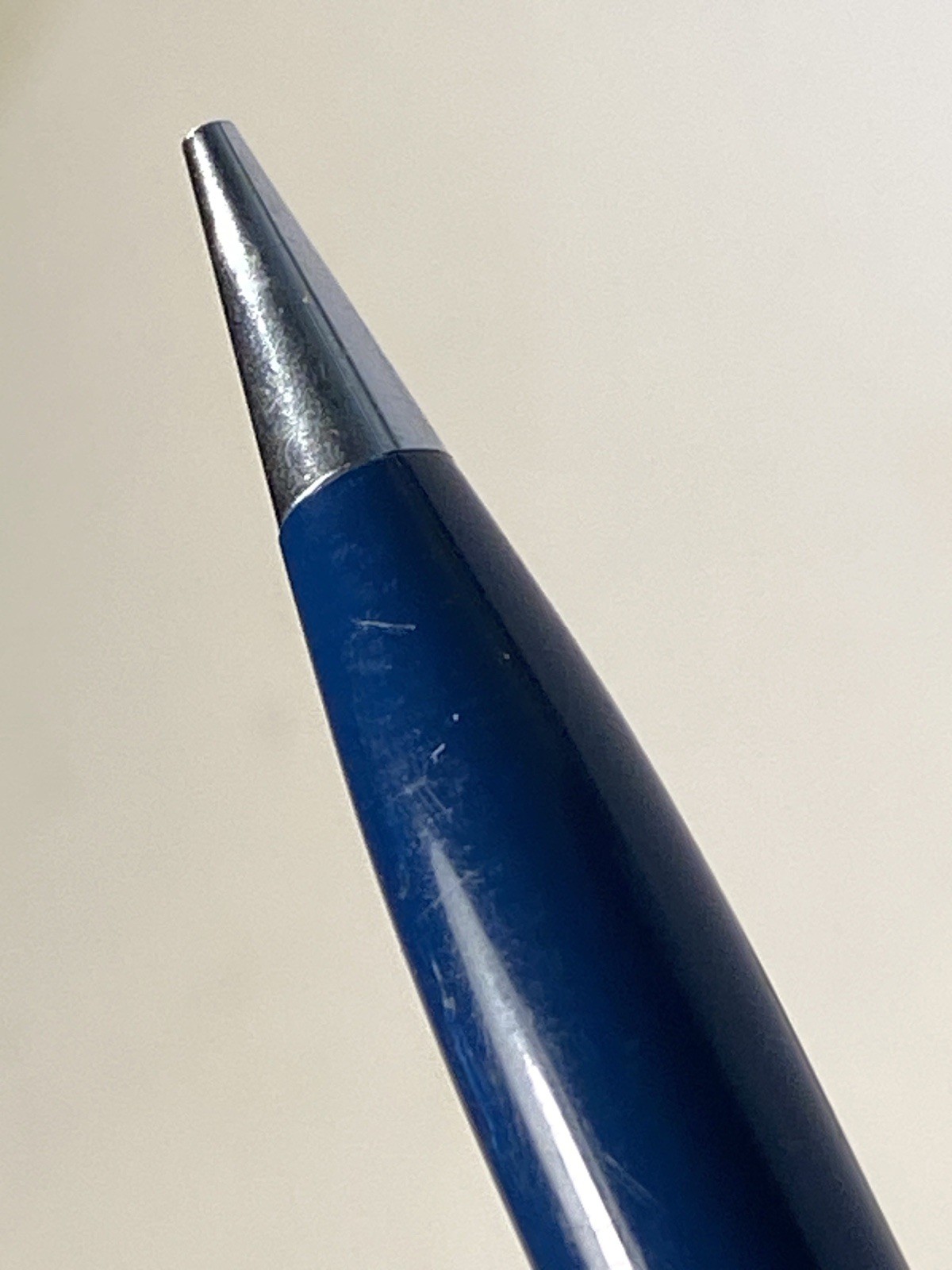 Vintage Parker Mechanical Pencil Dome End Blue 1970s USA