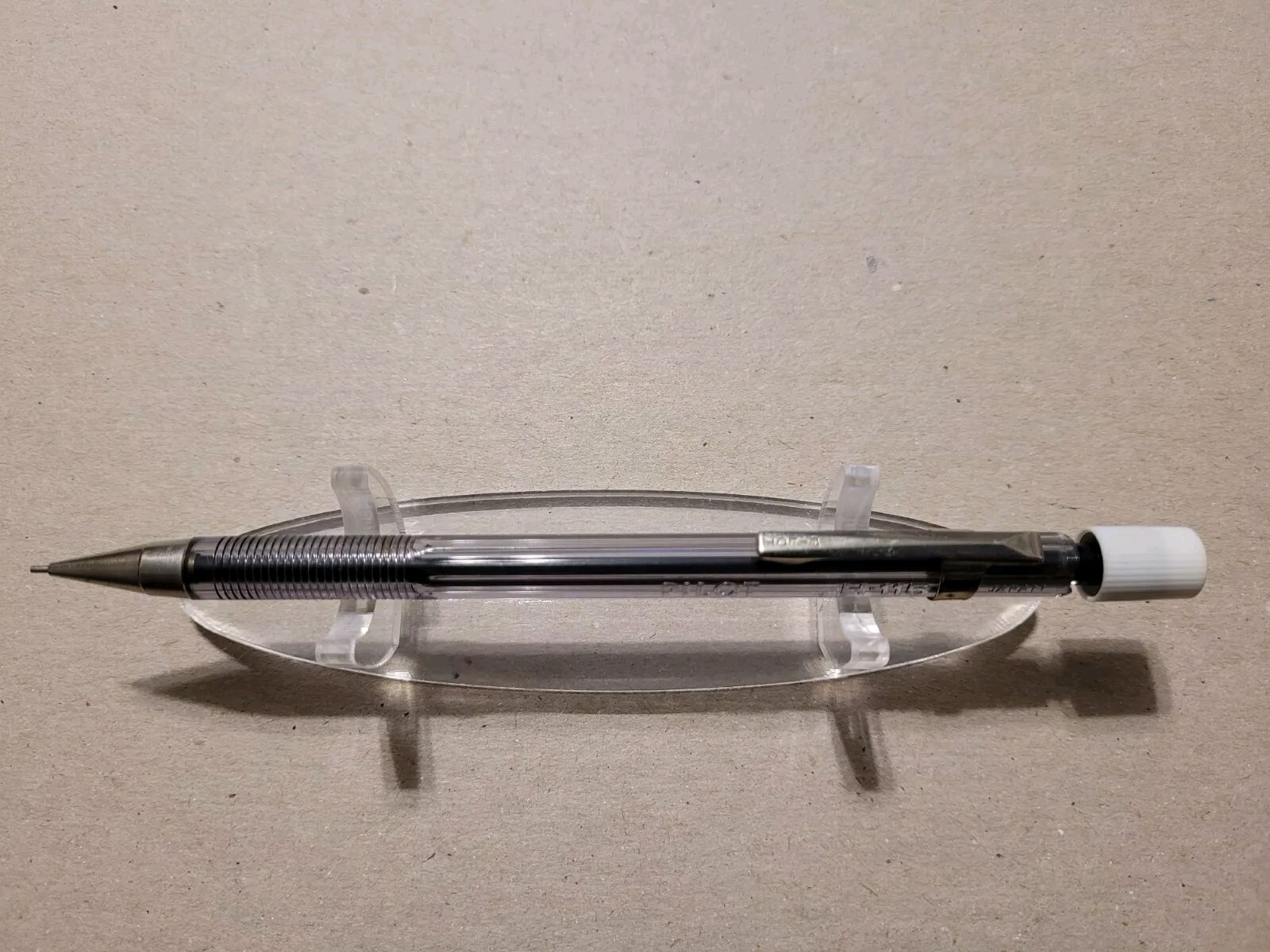 VINTAGE PILOT H-115 TRANSPARENT BLACK 0.5MM DRAFTING MECHANICAL PENCIL