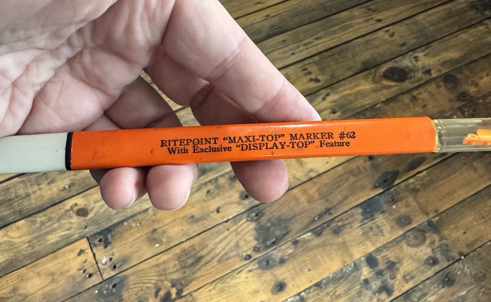 Large Vintage Ritepoint Semi Truck Salesman Sample Display Top Marker Pen