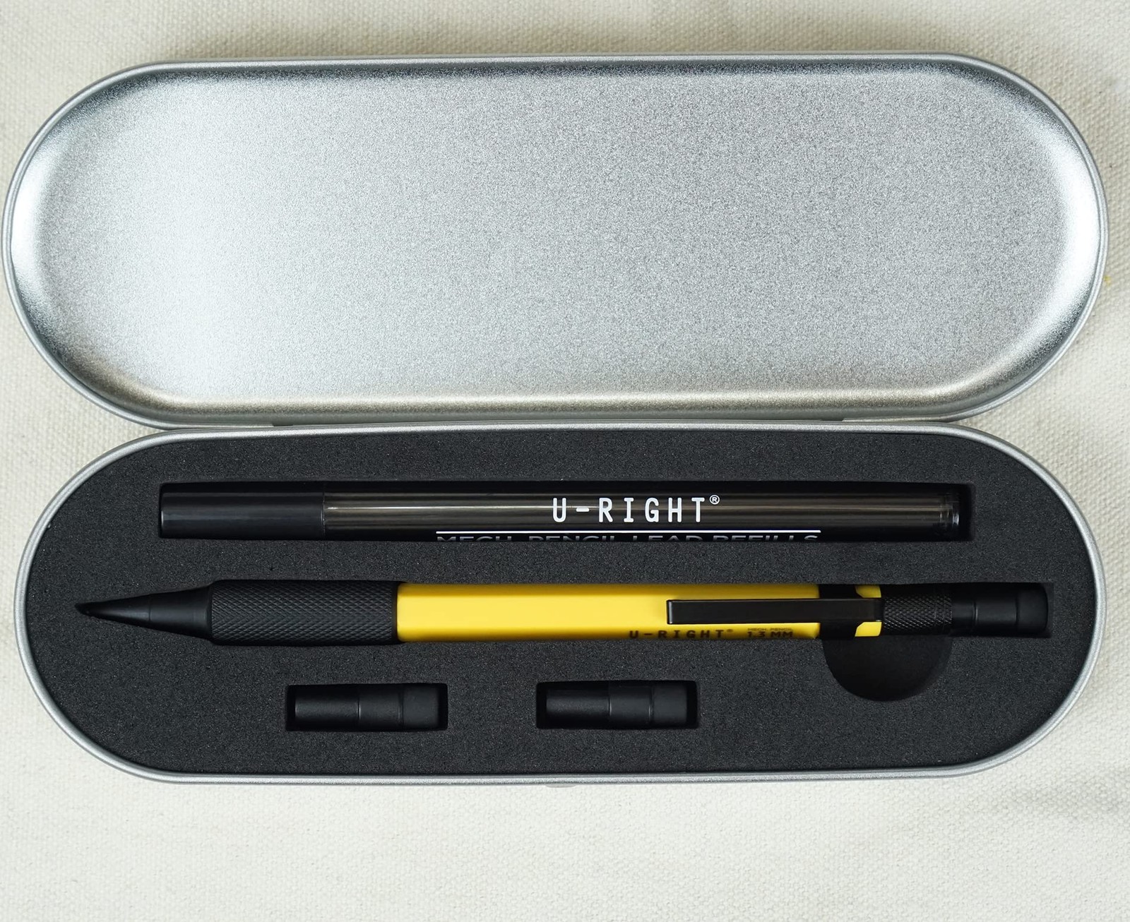 U-RIGHT 1.3 mm Mechanical Pencil Yellow Weatherproof