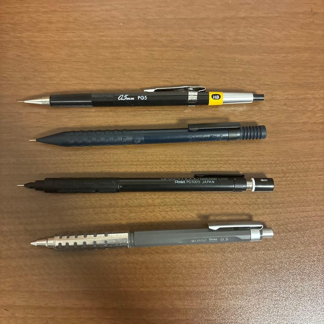 Drafting mechanical pencil set of 4 Pentel etc.