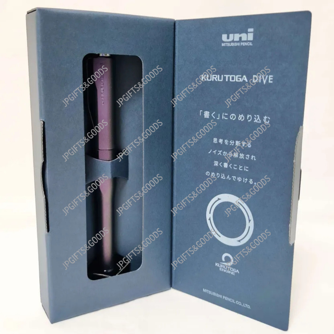 Uni Kuru Toga Dive 0.5mm Mechanical Pencil Aurora Purple NEW Kurutoga