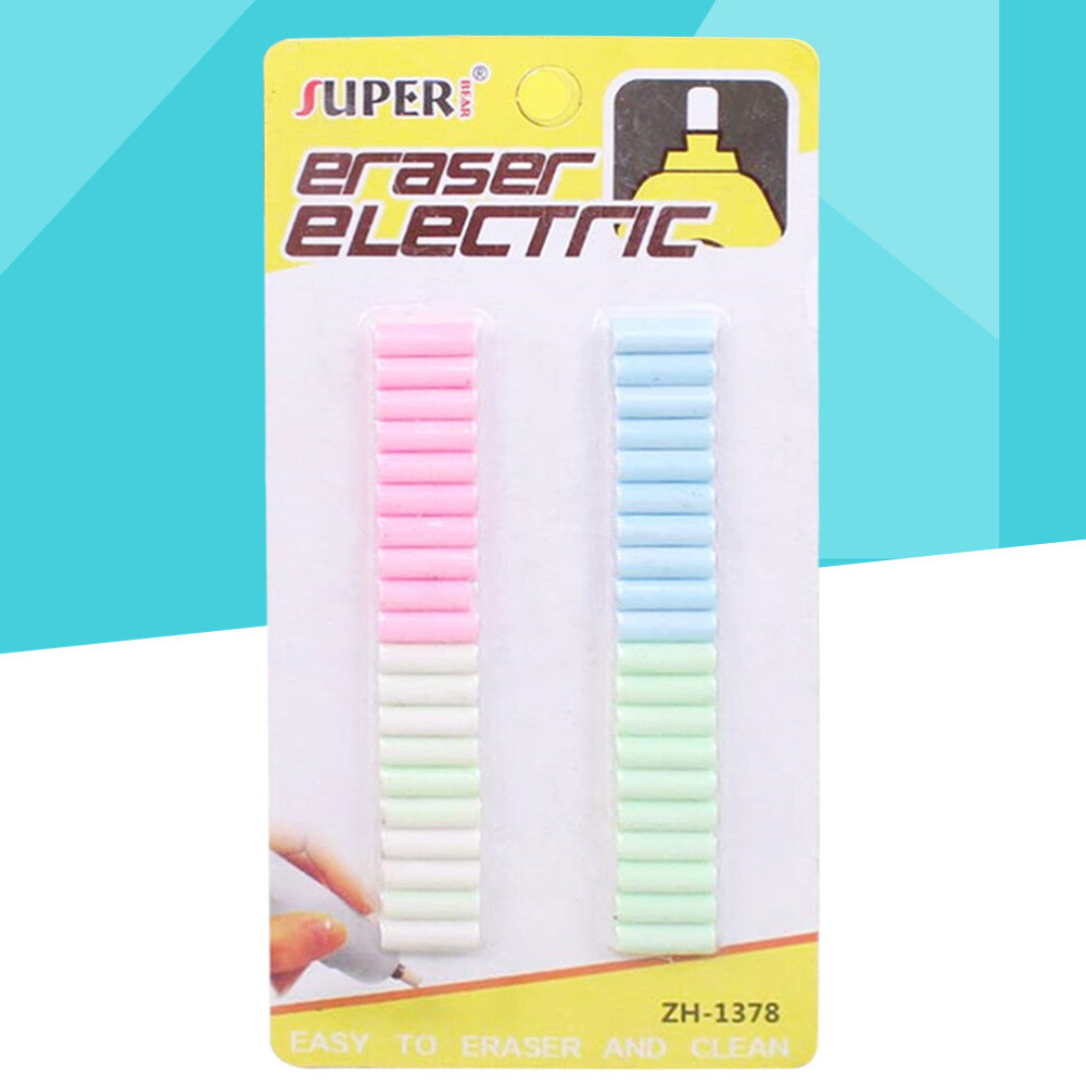 Replacement Eraser Pencil Electric Rubber Core Student Use Refill Replacements