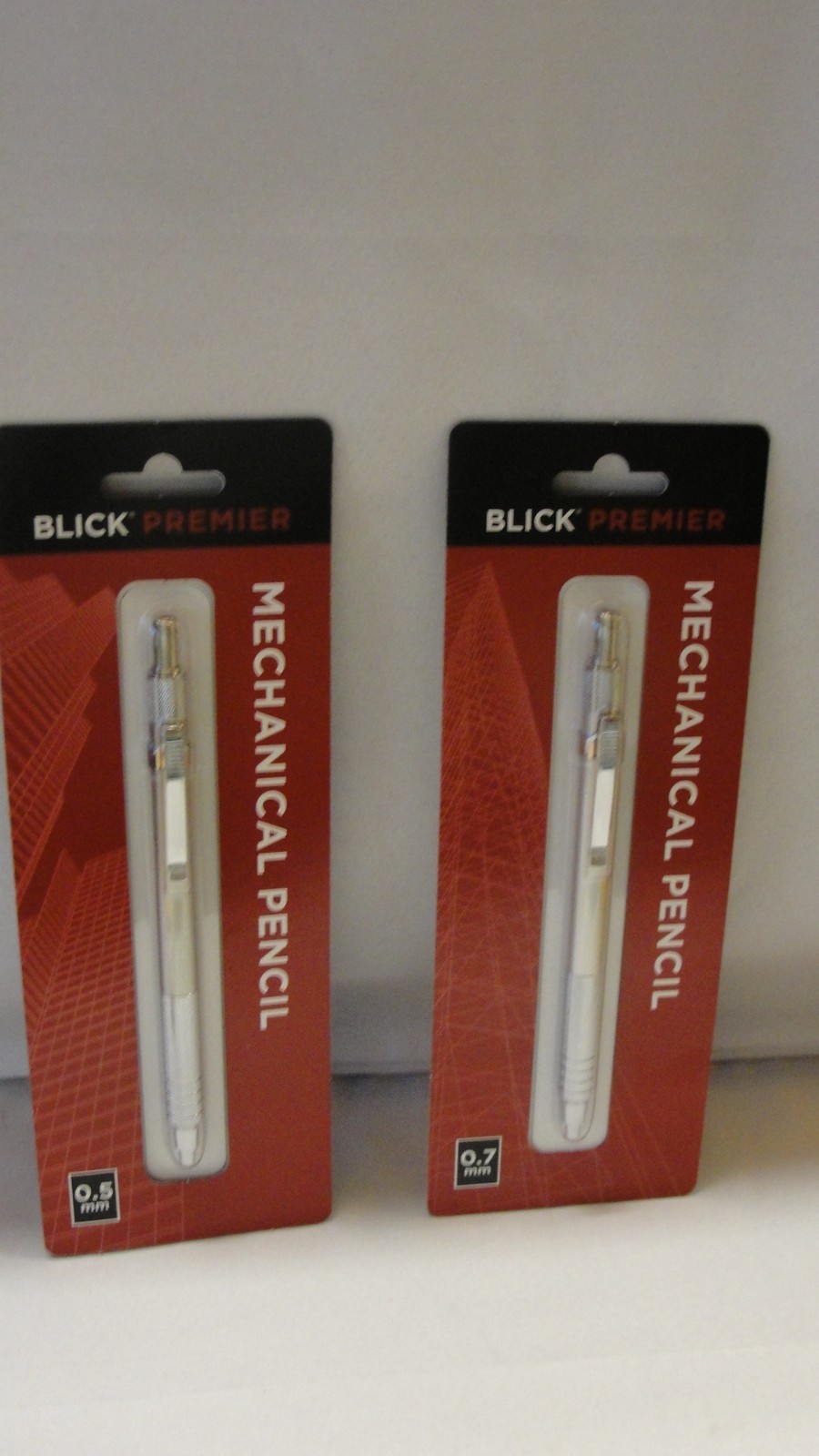 2 BLICK Premier Mechanical Pencils High Precision, 0.5 & 0.7mm, NEW