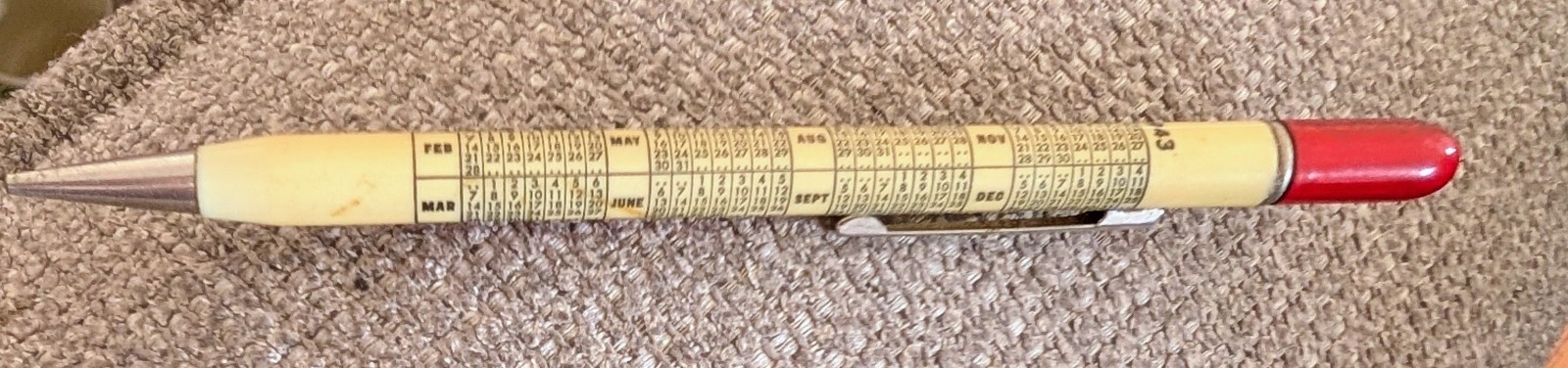 1943 Mechanical Pencil The Manufacturing Printing Co. Mt. Vernon Ohio