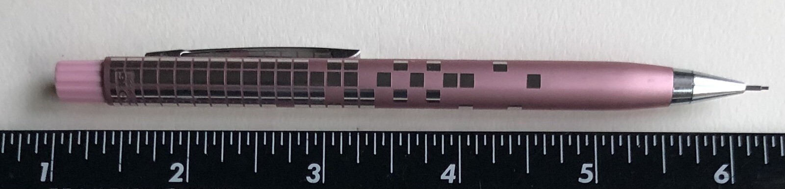 Vintage TOMBOW MONO M16 Mechanical Pencil .5mm Lead Pink Metal NOS Japan