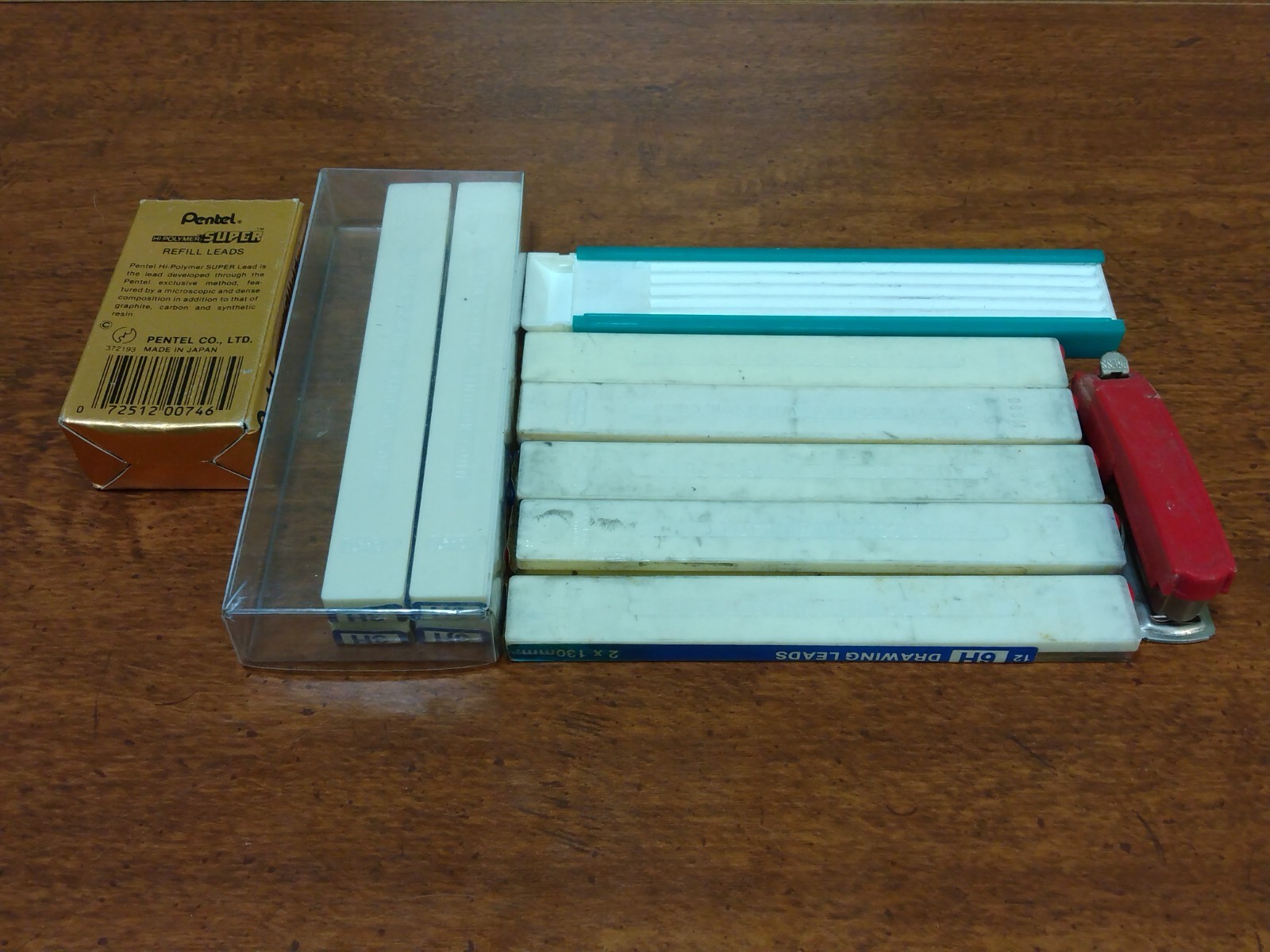 Large Lot of Vintage ALVIN CONSTANT DRAWING LEADS 3H 4H 6H & PENTEL Erasers