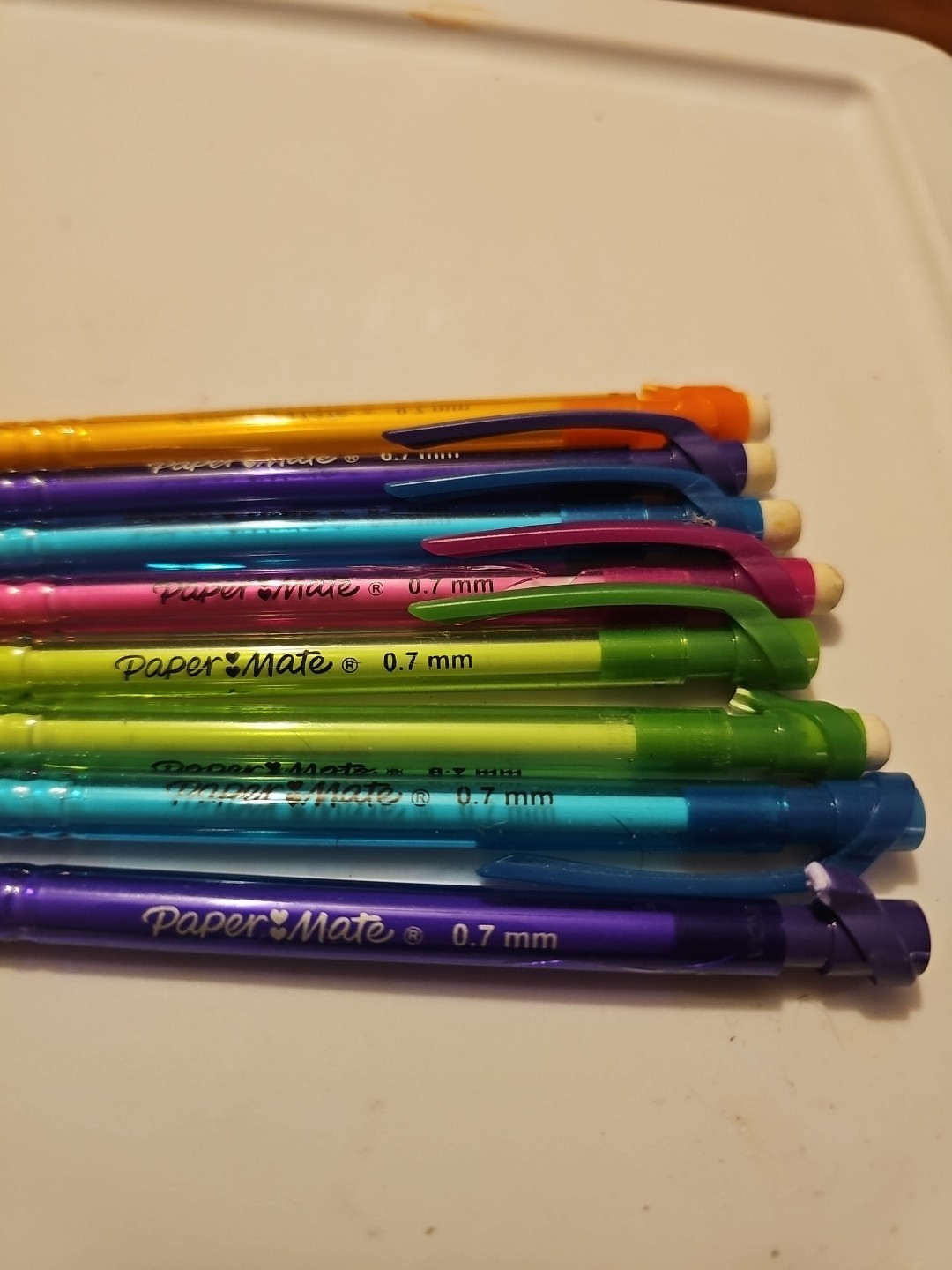 Lot of 34 Vintage Mechanical & regular Pencils Pen Gear Bic PaperMate Soft Scrip