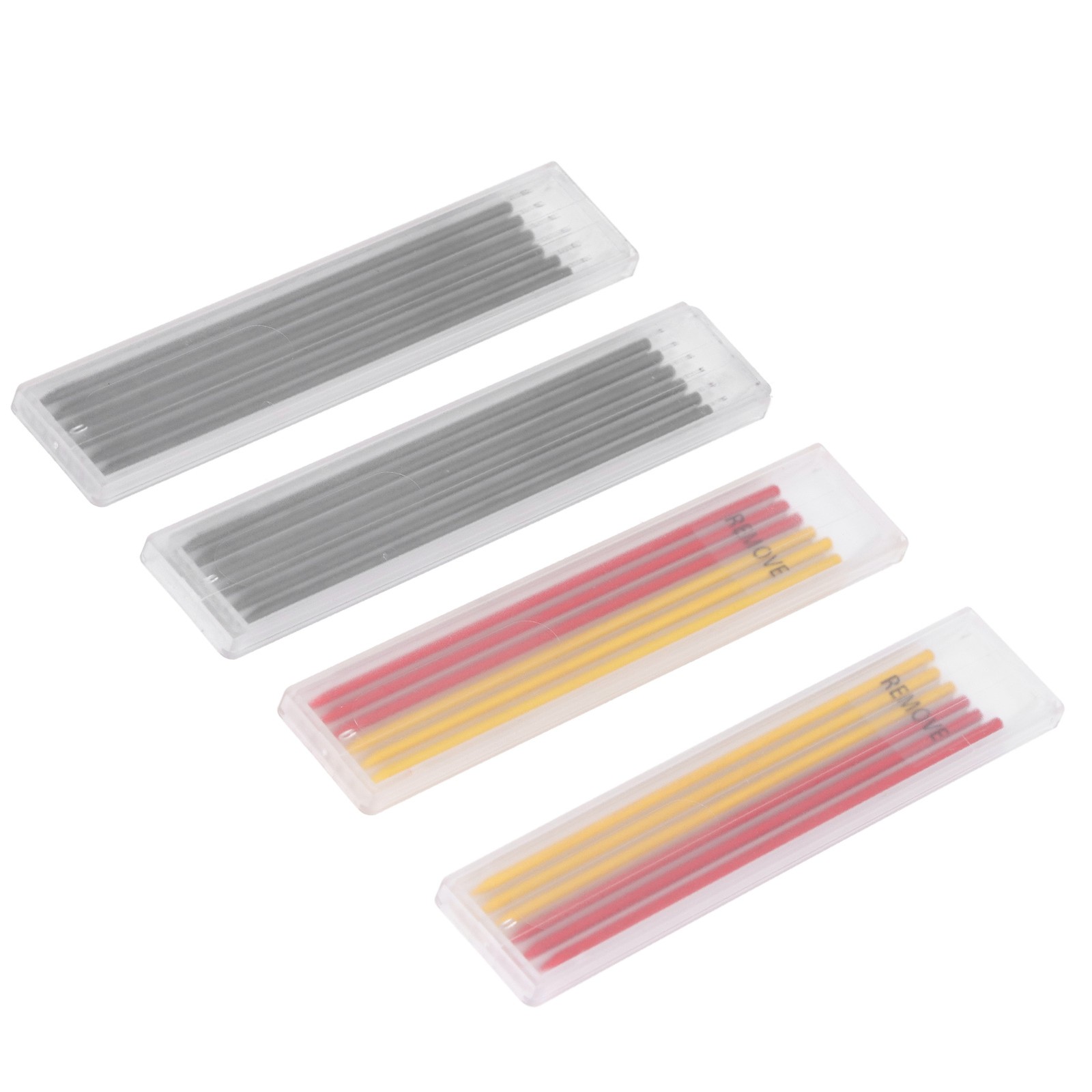 24Pcs Carpenter Pencil Refill Red Yellow Black Marking Scribing Tool Set For New