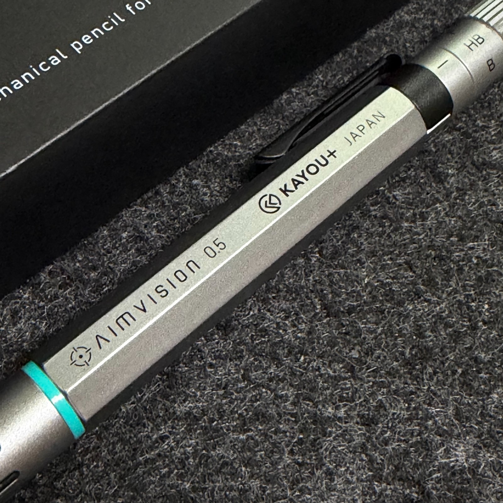 KAYOU+ AimVision Standard 0.5mm Gunmetal Silver Mechanical Pencil Used
