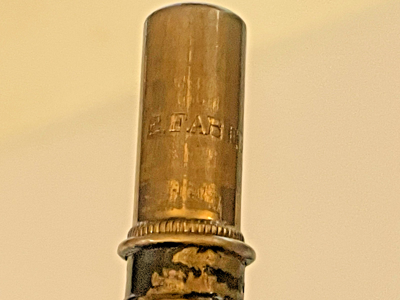 Vintage E. EBERHARD FABER Mechanical Pencil Lead Made USA Yellow Gold Tone🌺