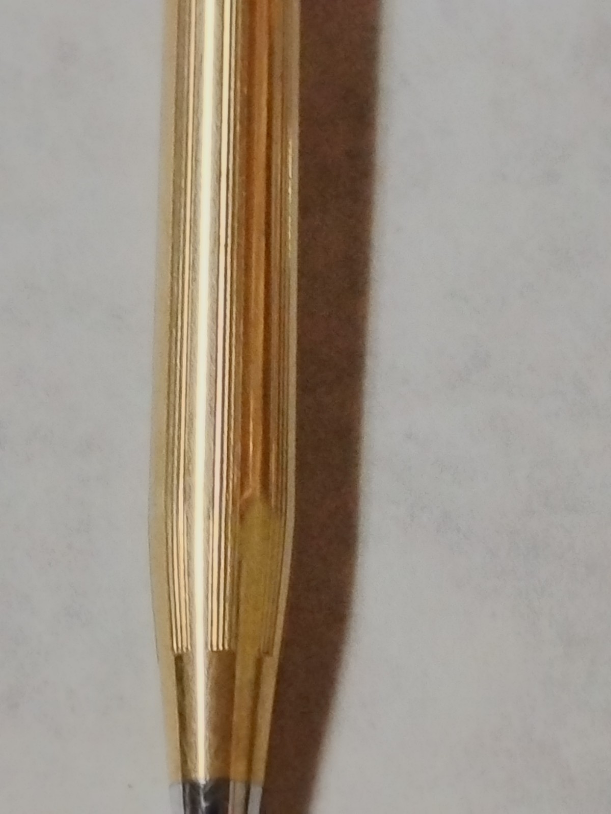 VTG Cross 10k Gold Filled Pencil with J&L Steel Logo Works-sm Dent L0#