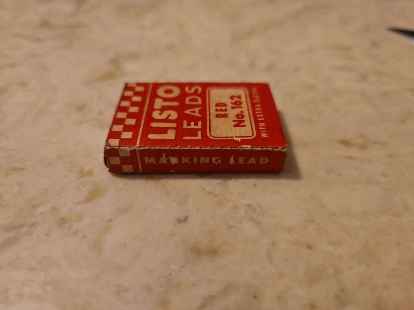 Vintage Listo Leads Red No. 162 Alameda CA USA