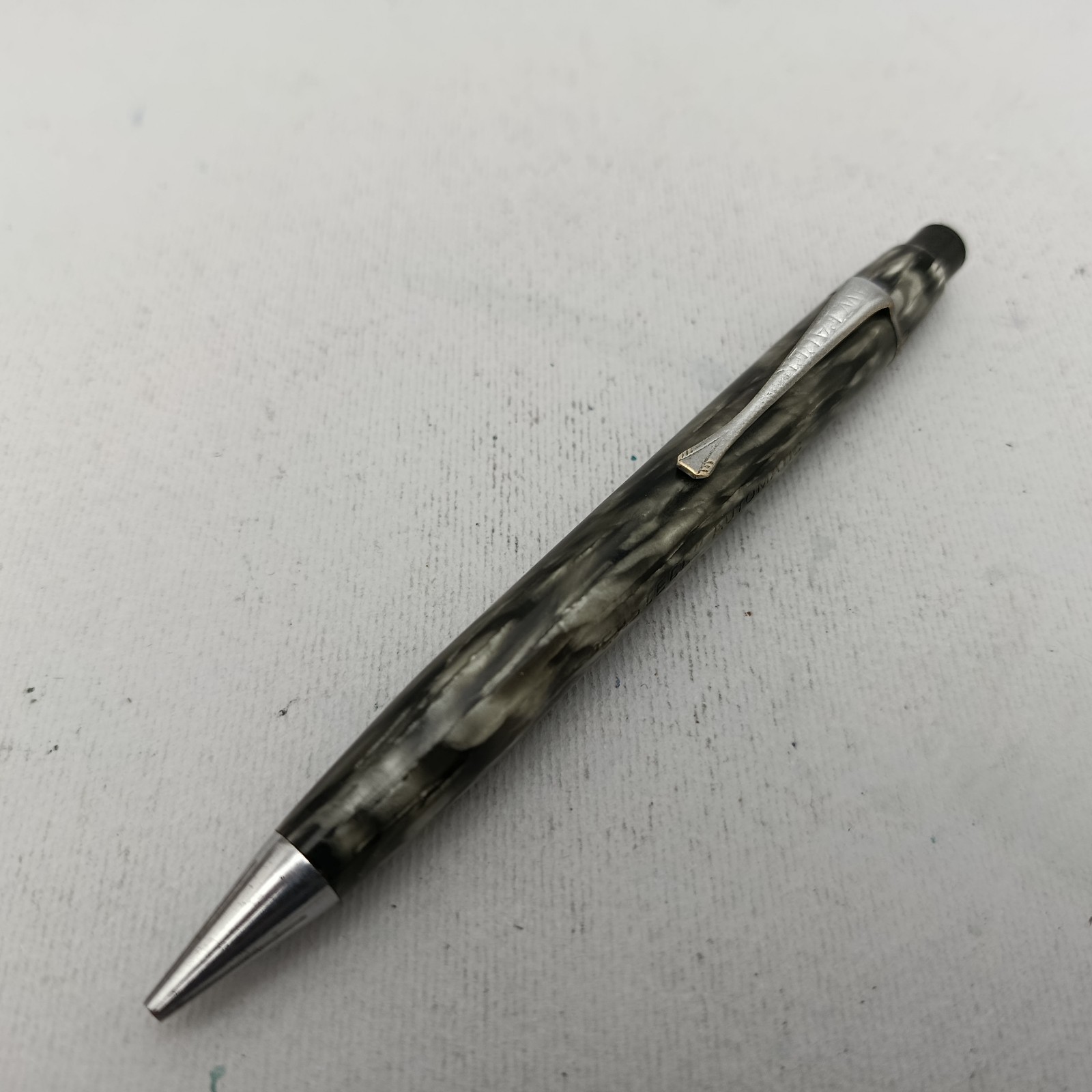 A.W. Faber Castell Automatic Pencil D.R.P. Marble Celluloid 1.18mm Lead Antique
