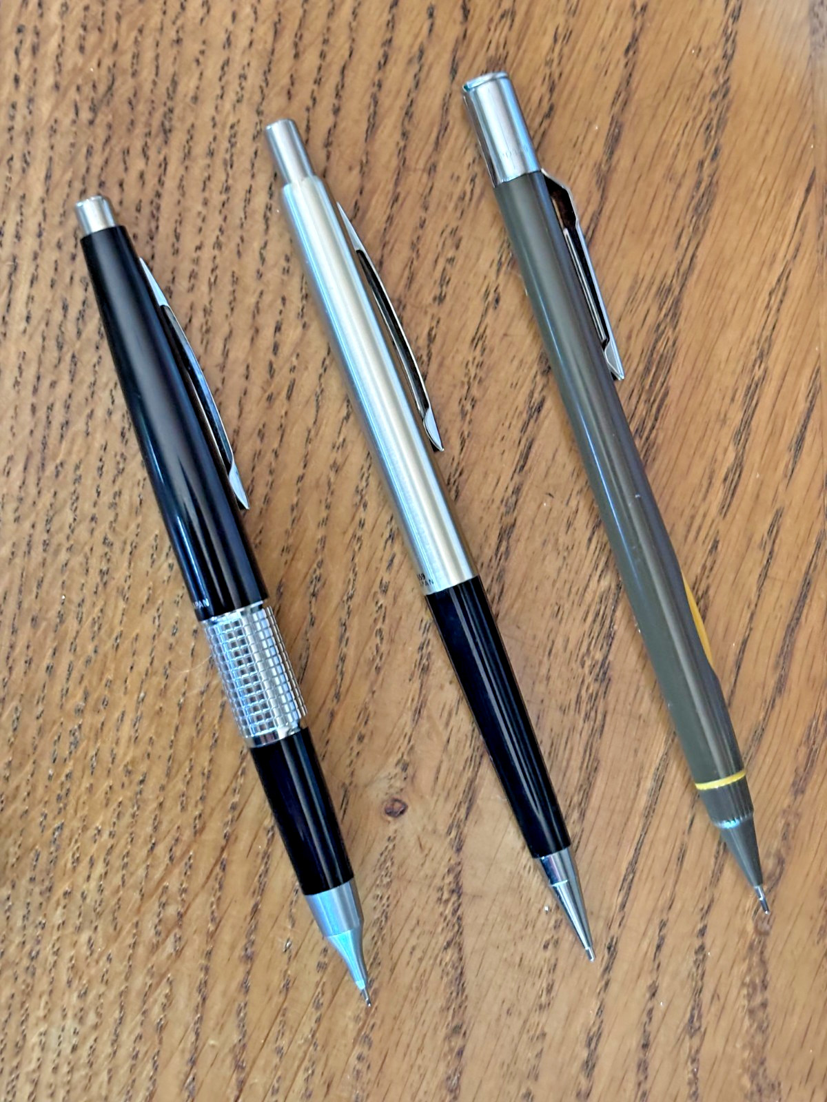 Vintage Pentel 5 & 0.9 Mechanical Pencil Lot 3 Made in Japan Drafting