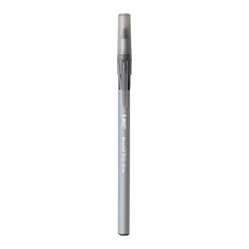 Round Stic Grip Xtra Comfort Ballpoint Pen, Medium Point Black and Blue