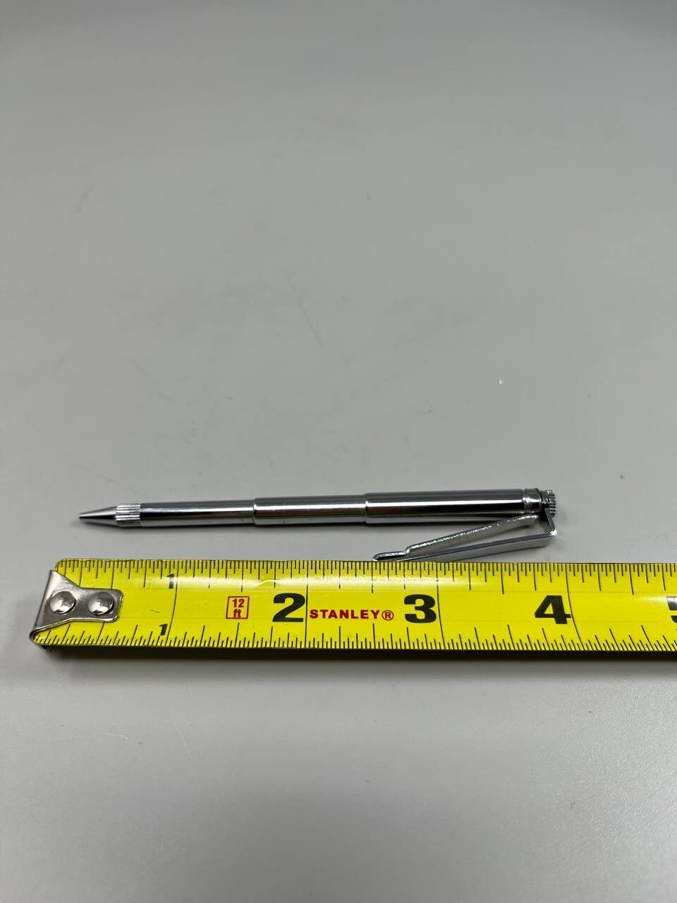 Vintage Silvertone Mini Tie Clip Pocket Clip Retractable Pencil