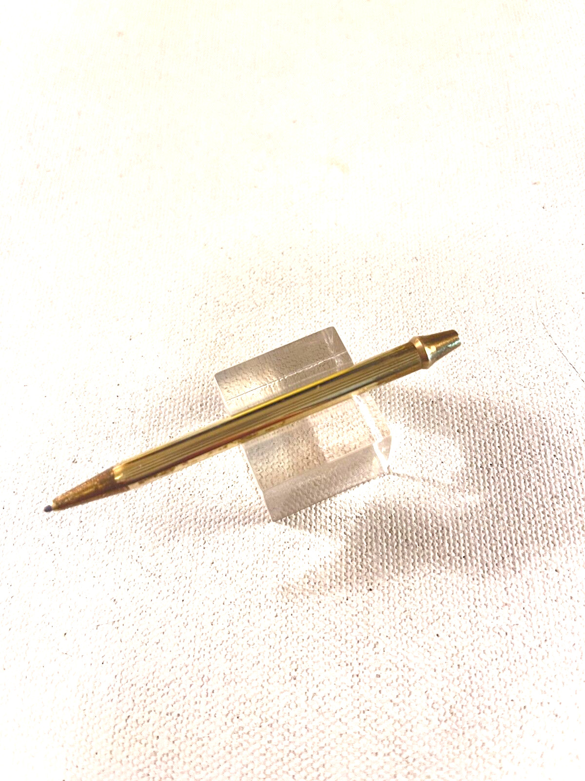 Vintage 3″ MIdget twist Gold Pencil “Made in Japan” 1.1 m lead Excellent Case