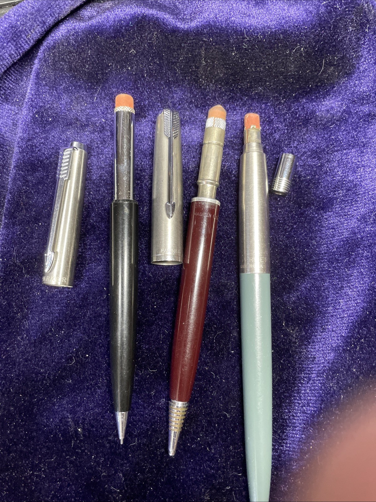 THREE VINTAGE PARKER MECHANICAL PENCILS – USA