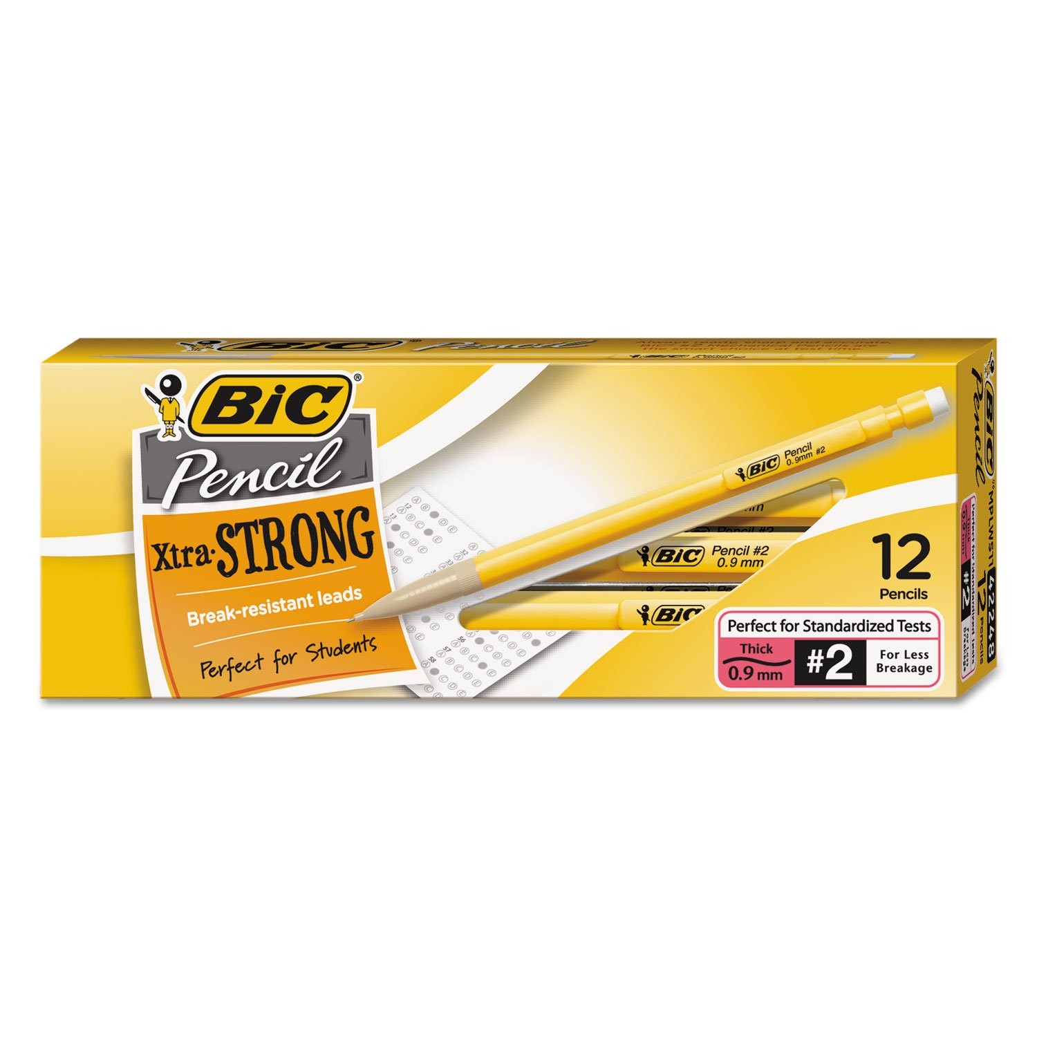 BIC Xtra-Strong 9mm Thick Point Colorful Barrel Mechanical Pencil Set 10 Count