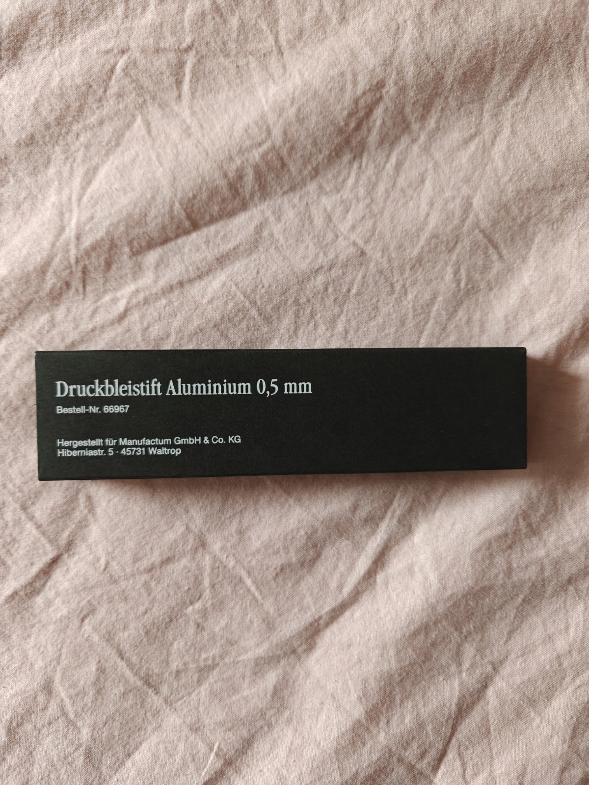 Manufactum Druckbleistift Aluminum 0.5 MM Mechanical Pencil