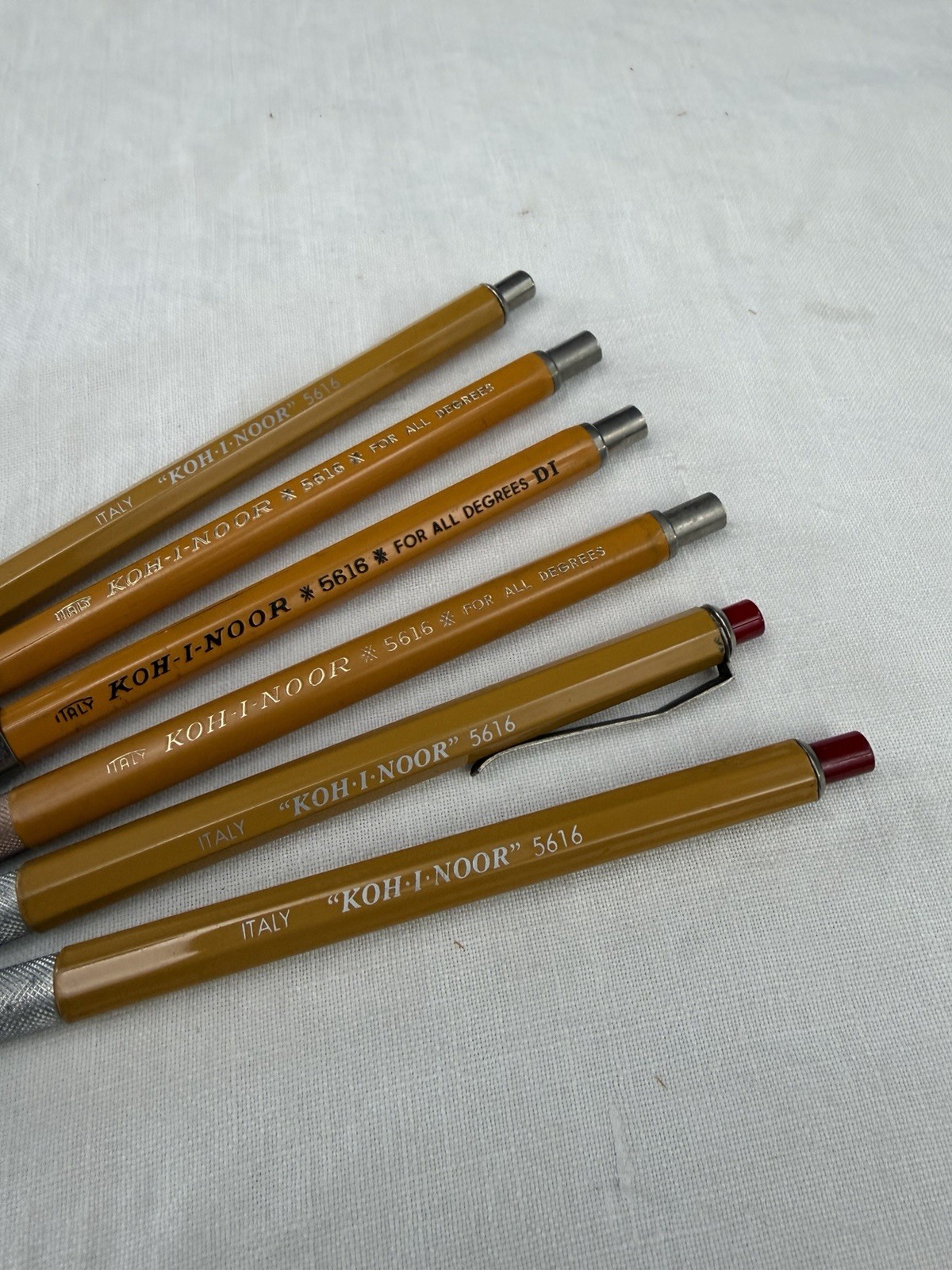 Vintage Koh-I-Noor 5616 lead holder mechanical Drafting Pencils Italy LOT