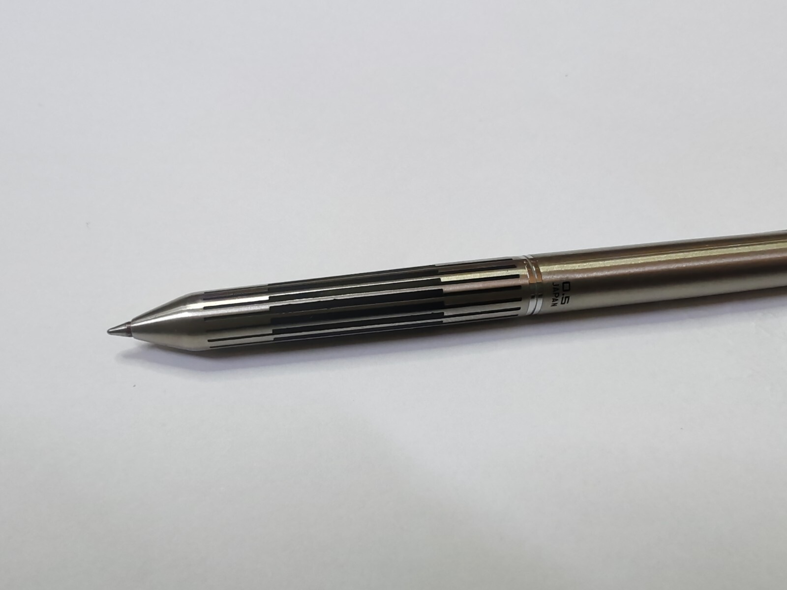 Pilot Vtg New Etched 2+1 Multi Function Mechanical Pencil,Red&Black Pen Japan