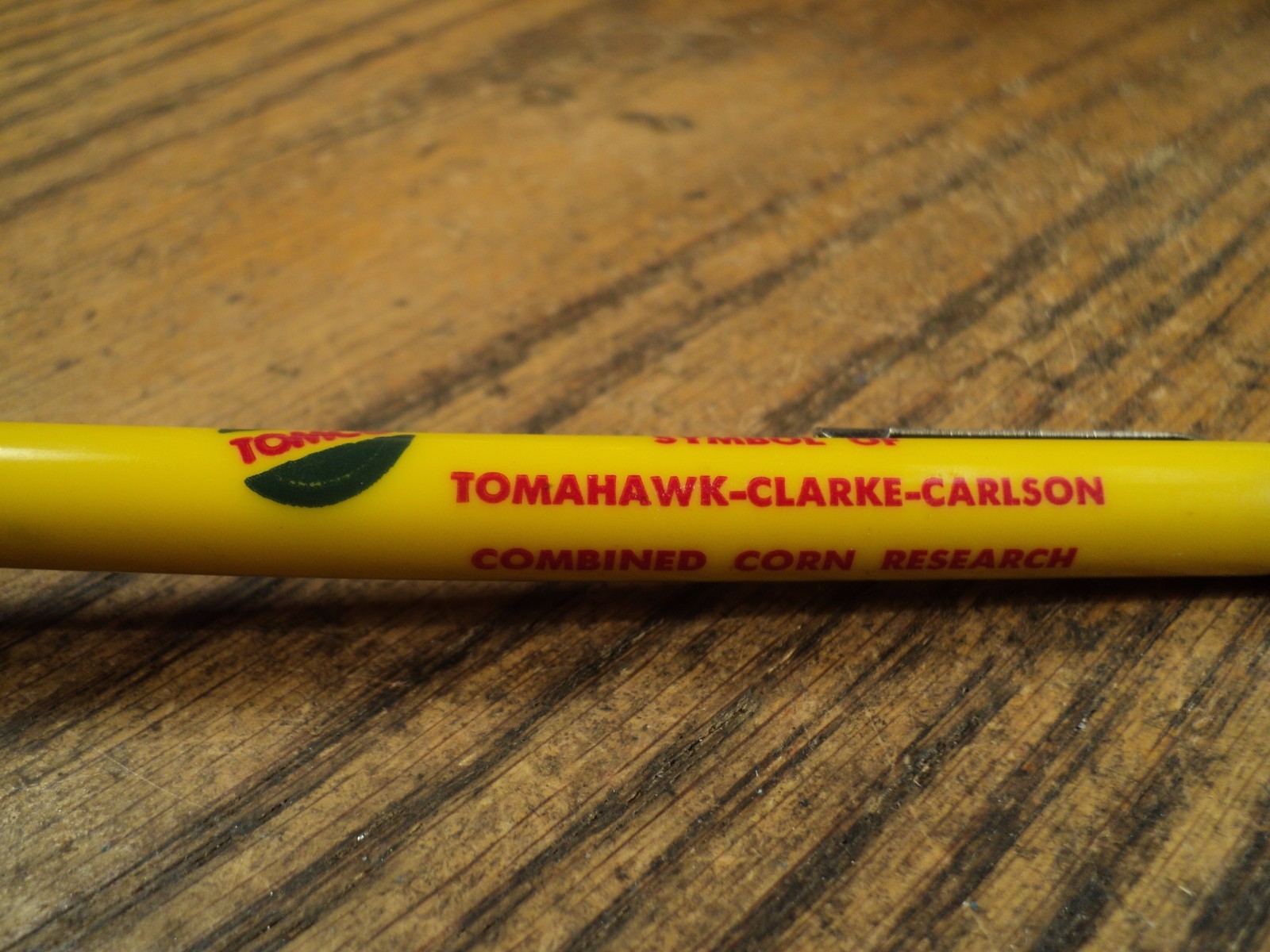 Vintage Scripto Mechanical Pencil Tomahawk-Clarke-Carlson Corn Combine Research