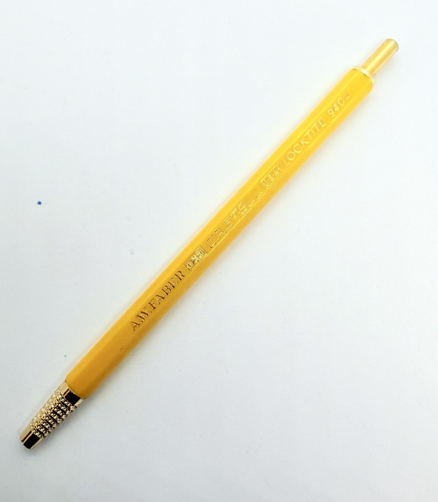L A. W. Faber-Castell Locktite TK9404 YellowClutch Mechanical Pencil 2.0mm