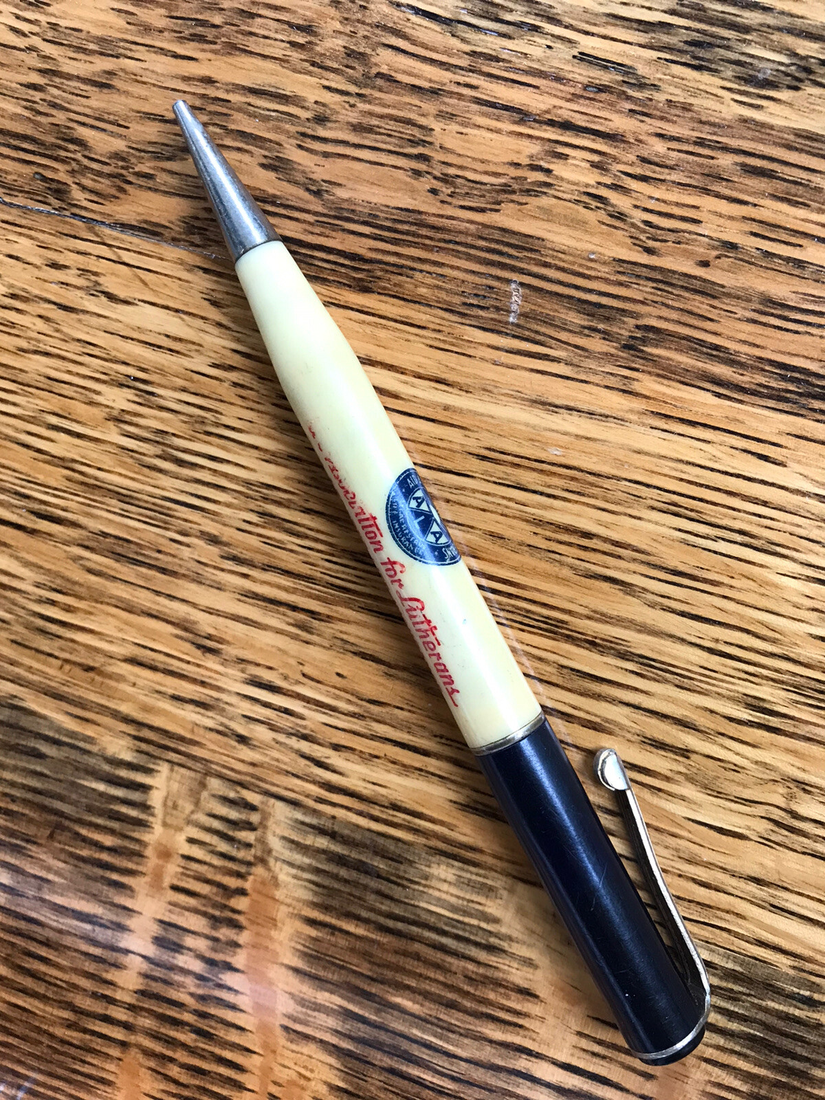 Vtg 1950s Mechanical Pencil Aid Association For Lutherans Insurance AAL
