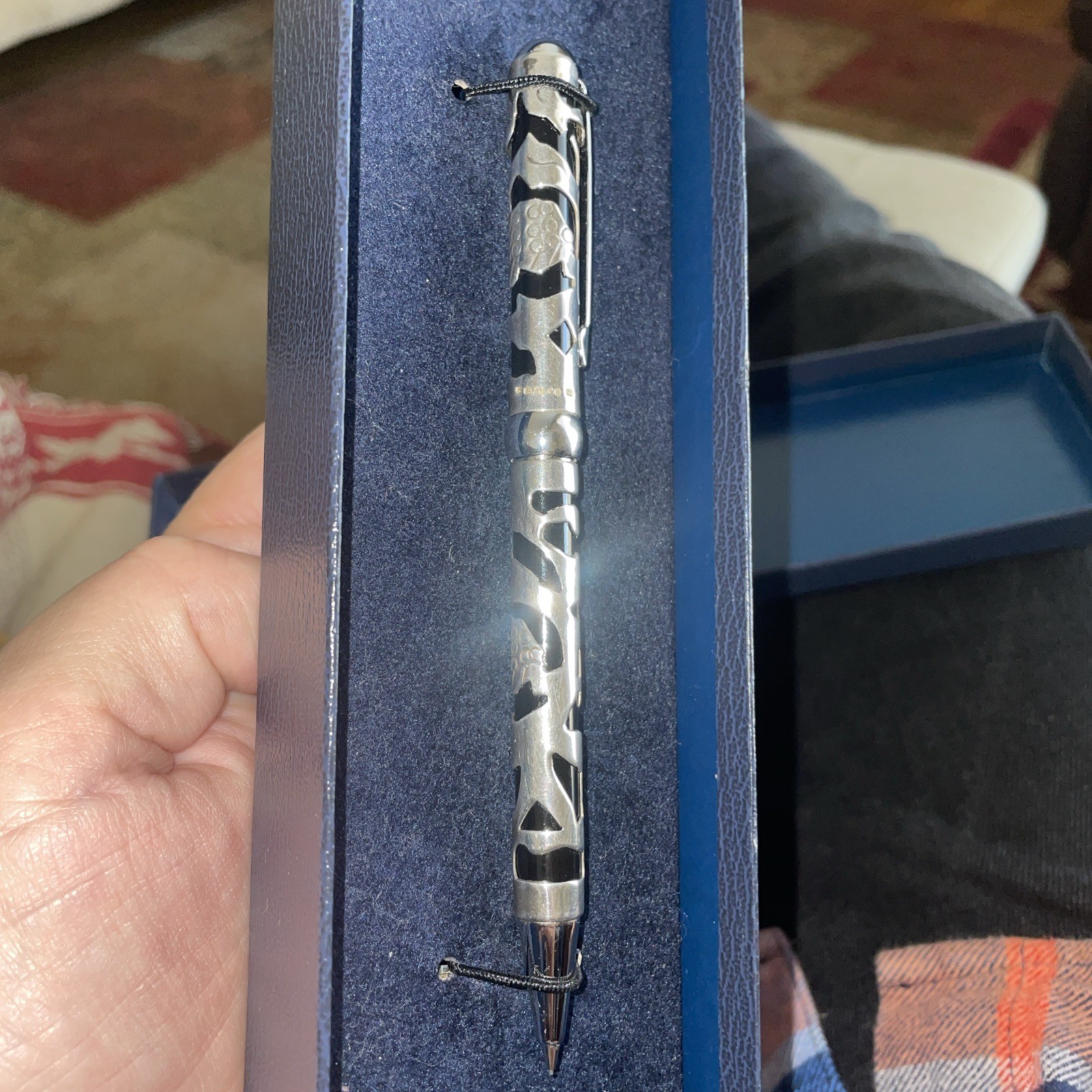 Ari D. Norman Sterling Silver Continuous Twist Pencil – Made in England