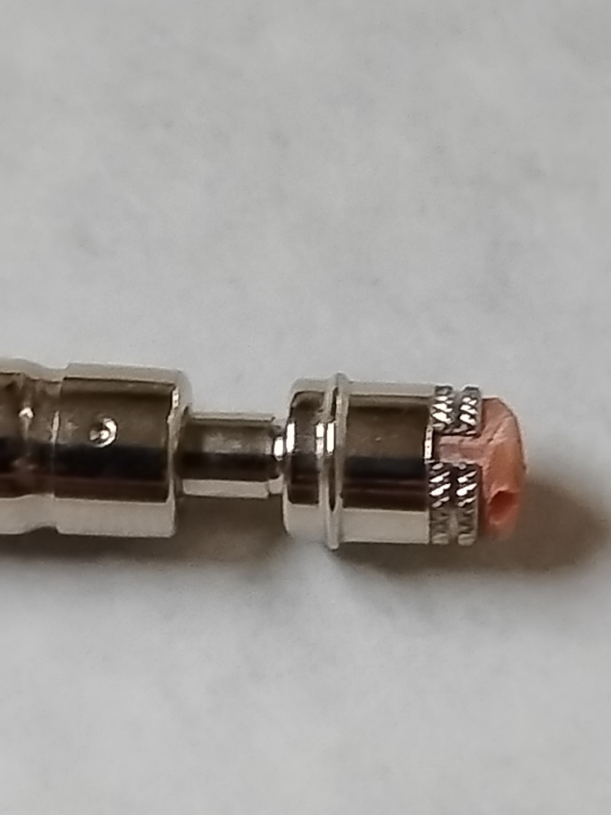 Parker Insignia Pencil Stainless Steel & Gold 0.5mm Click W Eraser Working #G0
