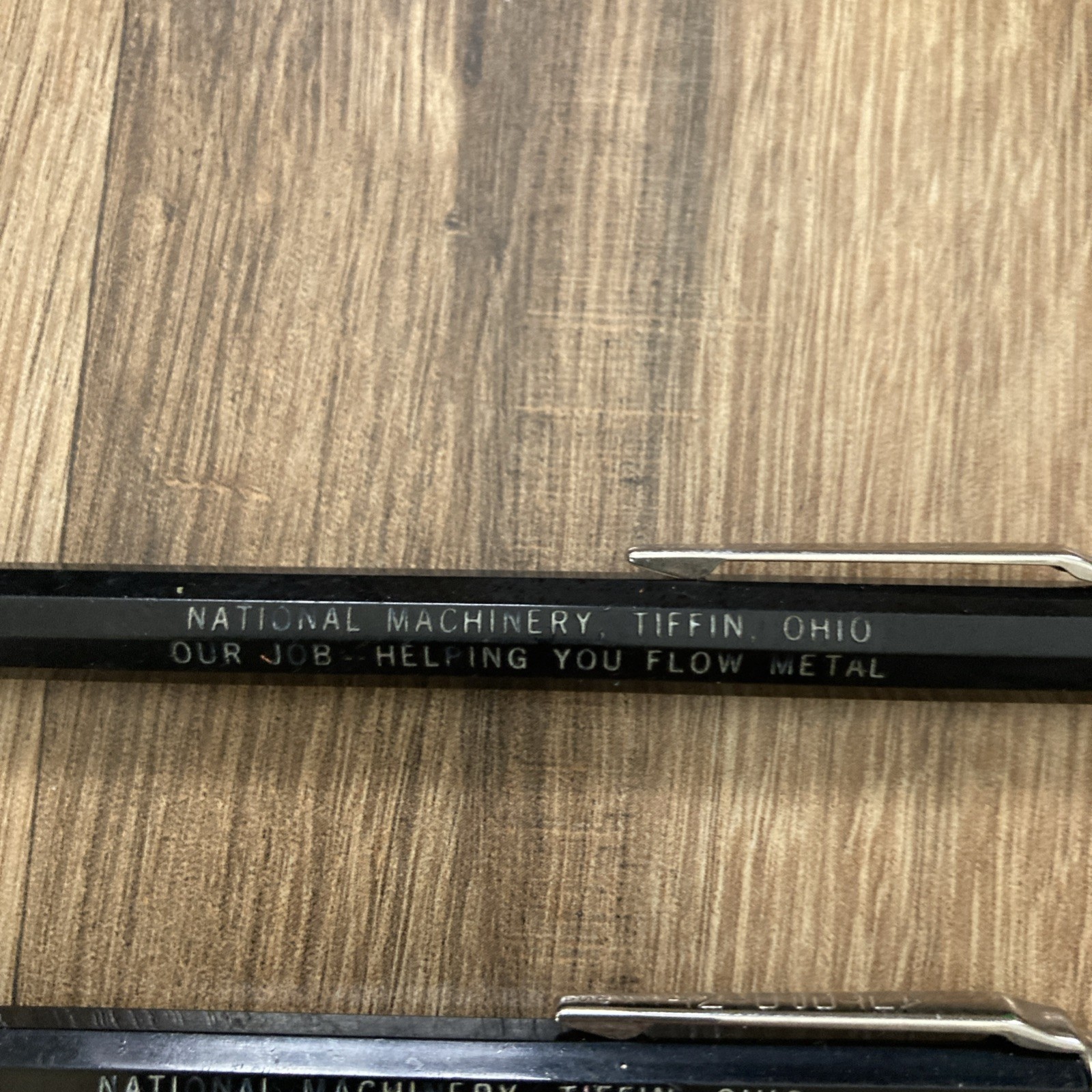Vintage Autopoint Mechanical Pencil Lot Of 2 National Machinery Tiffin, Ohio
