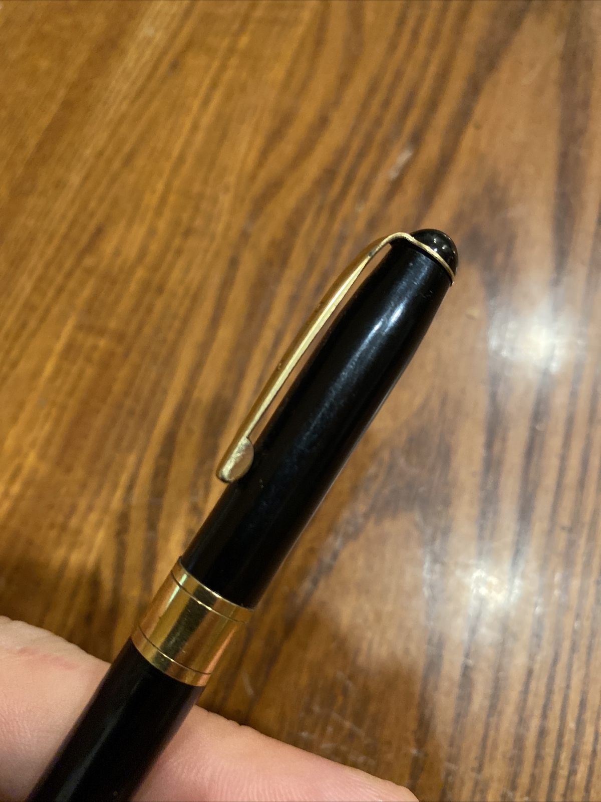 RARE Vintage VENUS Model 047 G Mechanical Twist Pencil Black w Gold Tone Accents