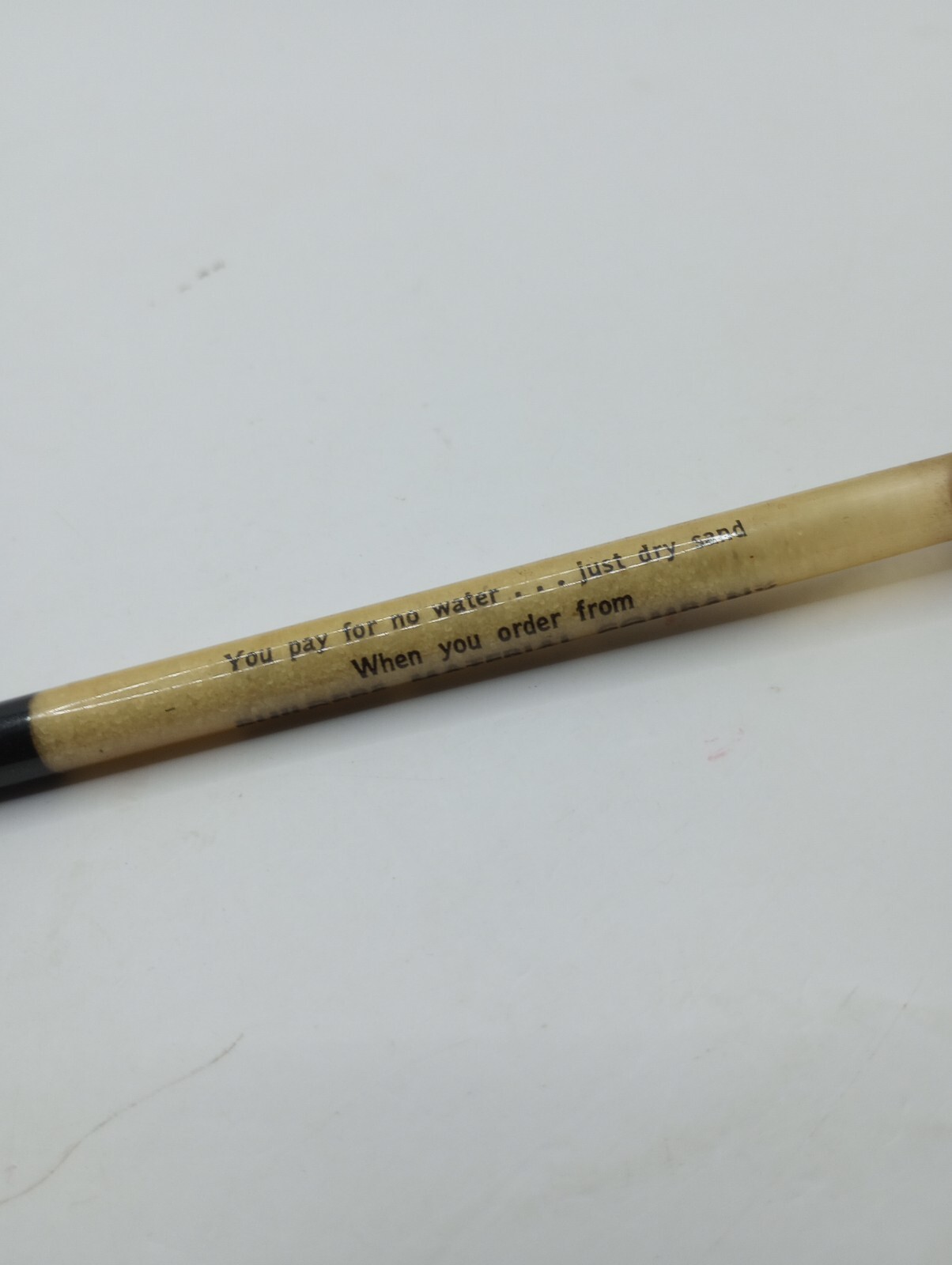 Vintage Builders Material Company Pencil With Sand Novelty #PD22
