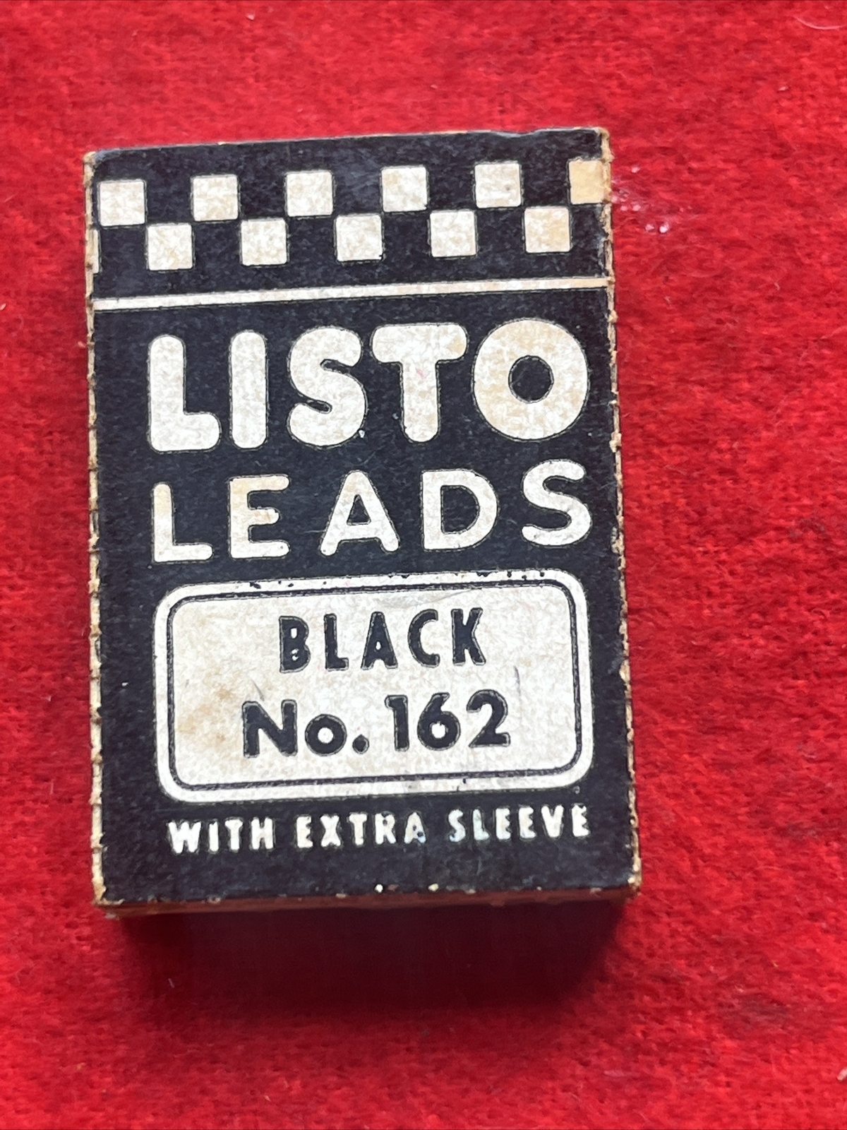 VINTAGE LISTO LEADS BLACK NO. 162 MARKINGS – USA (7a)