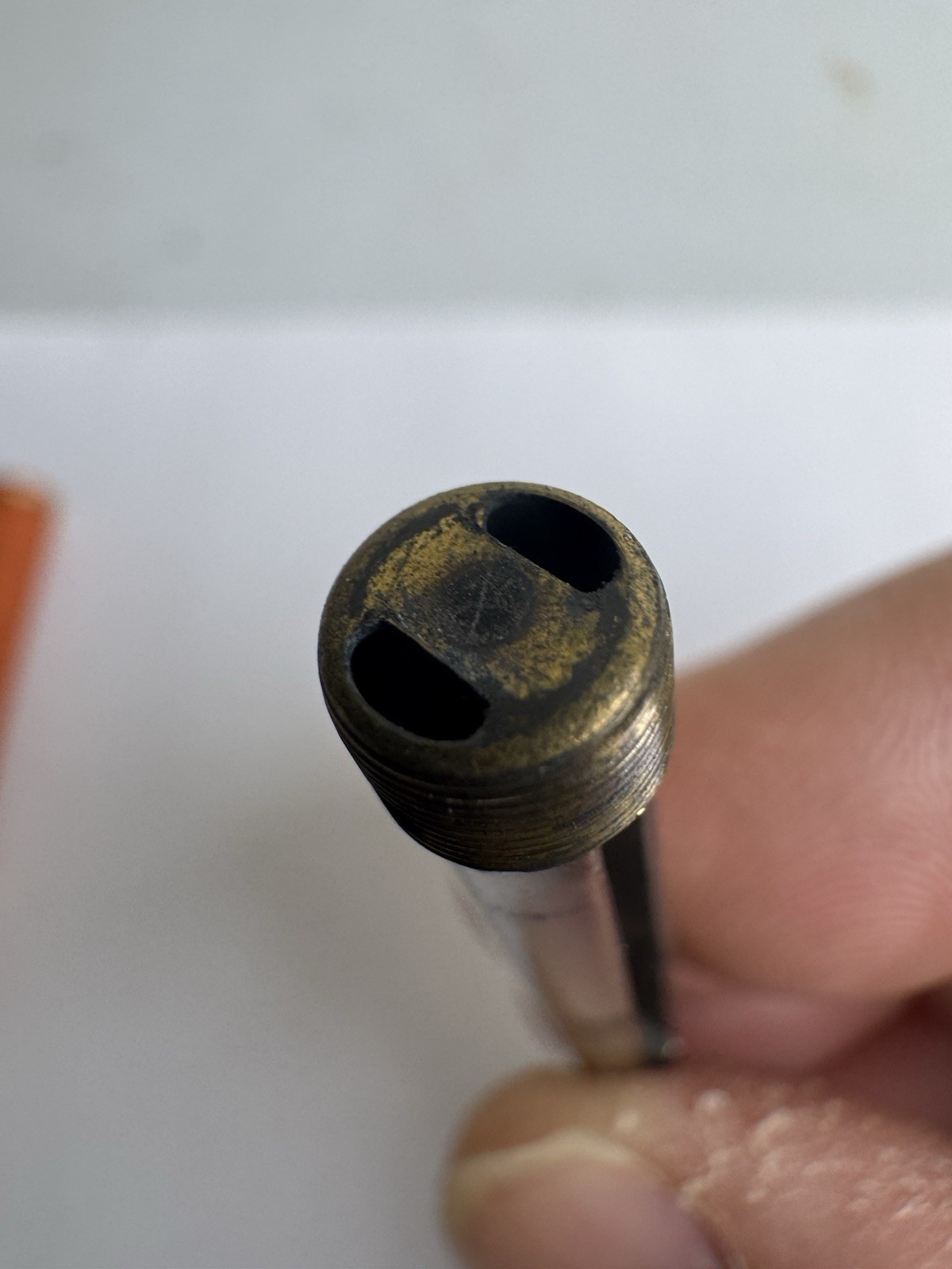 1920’s Wahl Eversharp Orange Mechanical Pencil Gold Filled USA Made Orange