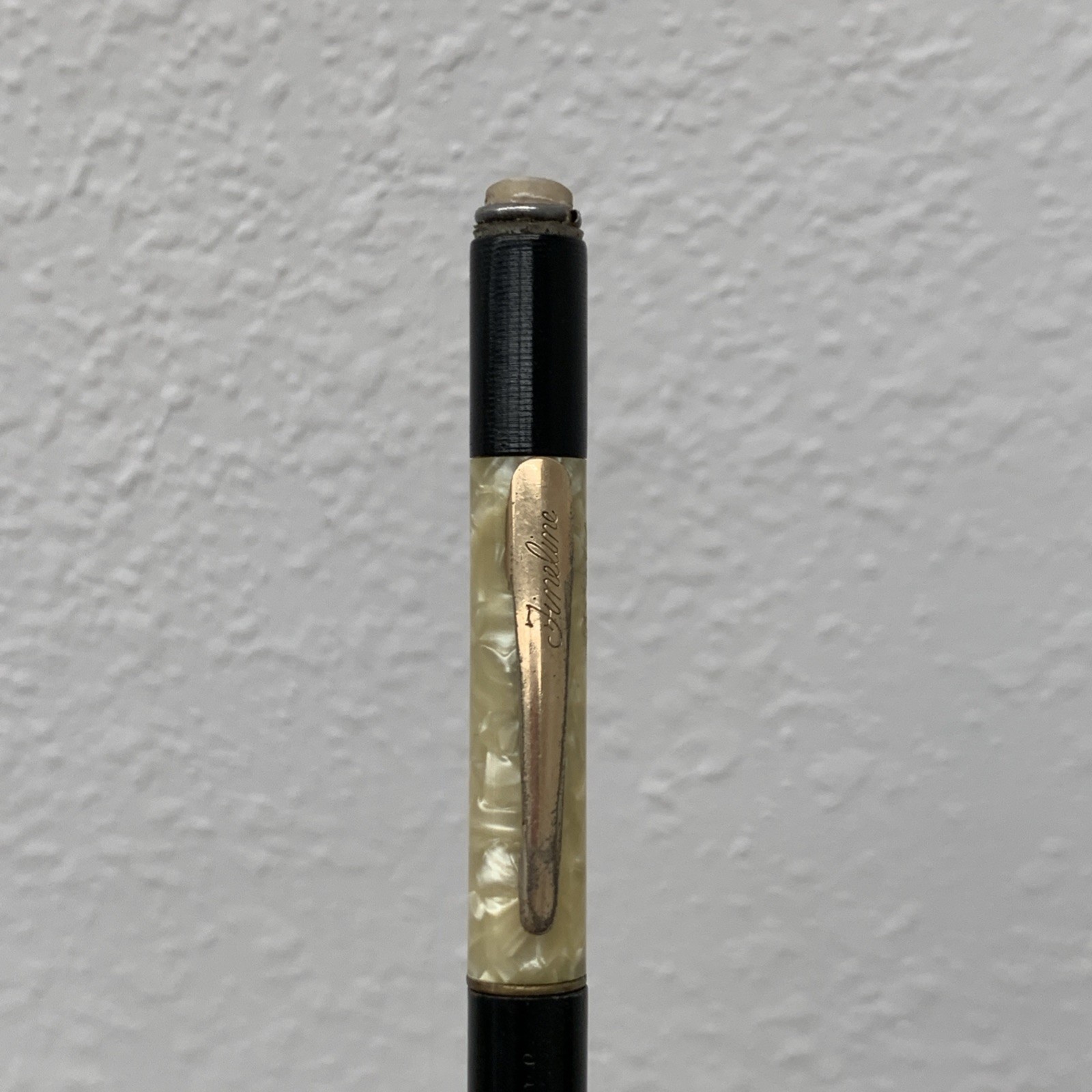 Vintage Fine line Pearl & Gold & Black Mechanical Pencil – 1960’s – USA